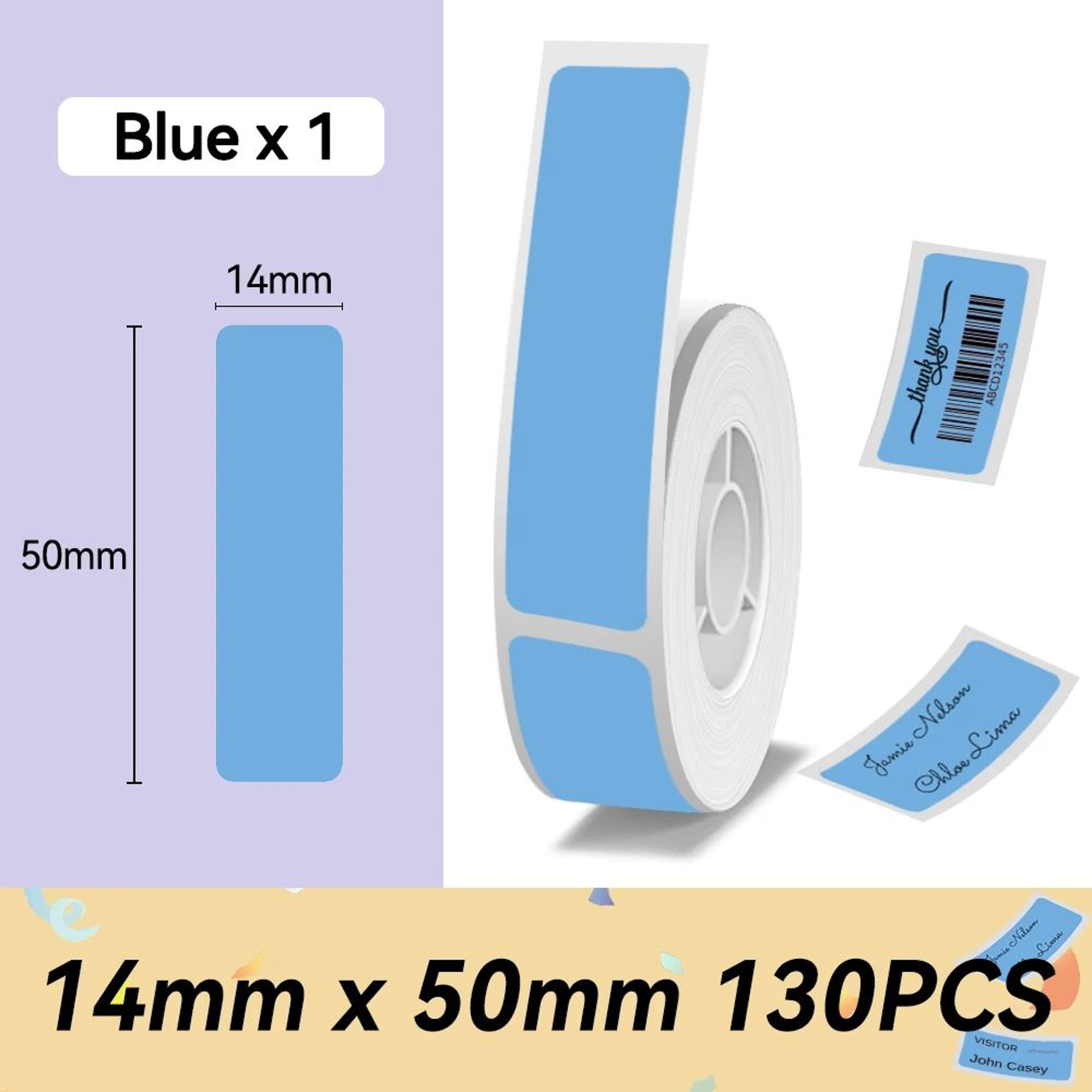 D30 Q30 Compatible Thermal Label Stickers 615mm SelfAdhesive Printer Paper  1 Roll 15