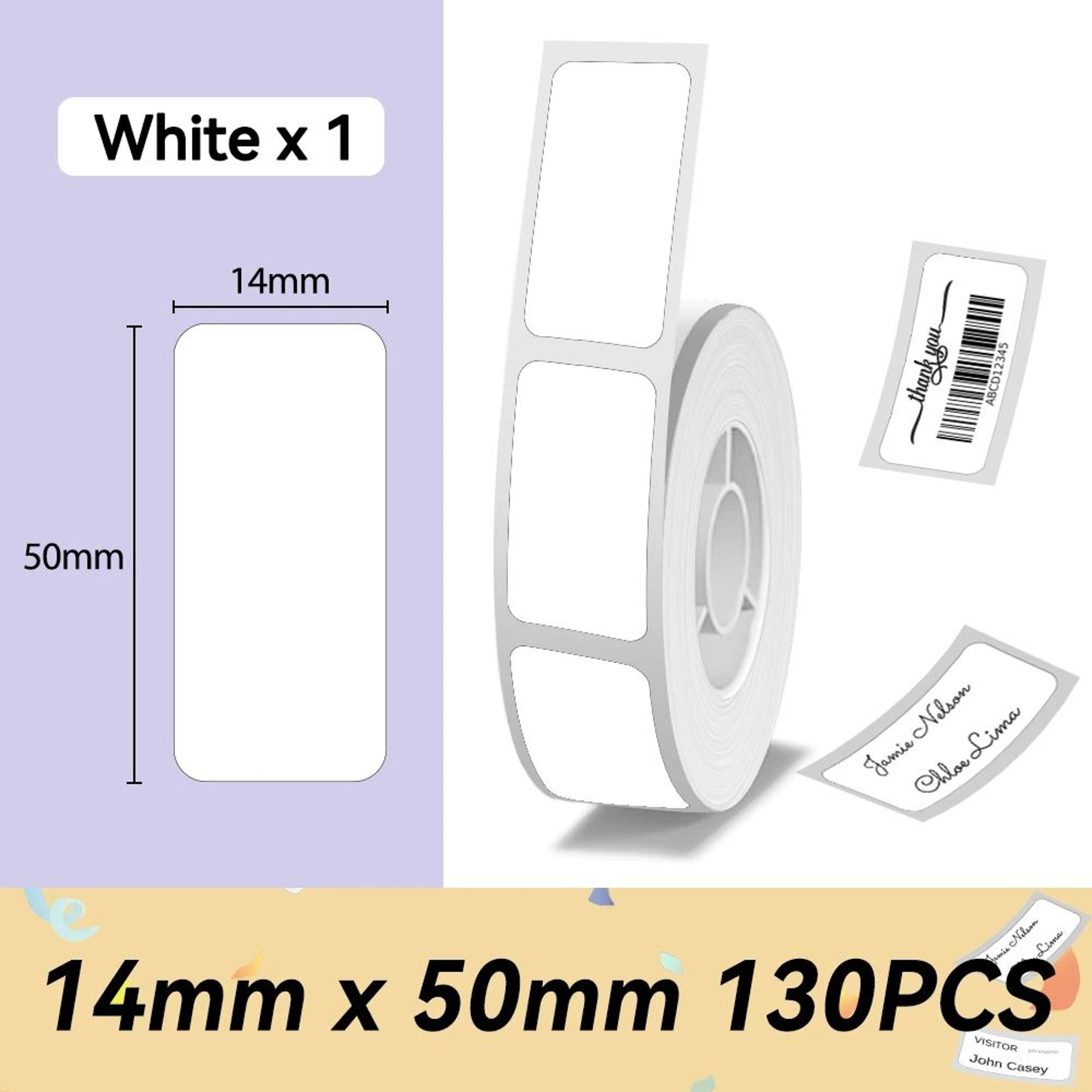 D30 Q30 Compatible Thermal Label Stickers 615mm SelfAdhesive Printer Paper  1 Roll 6