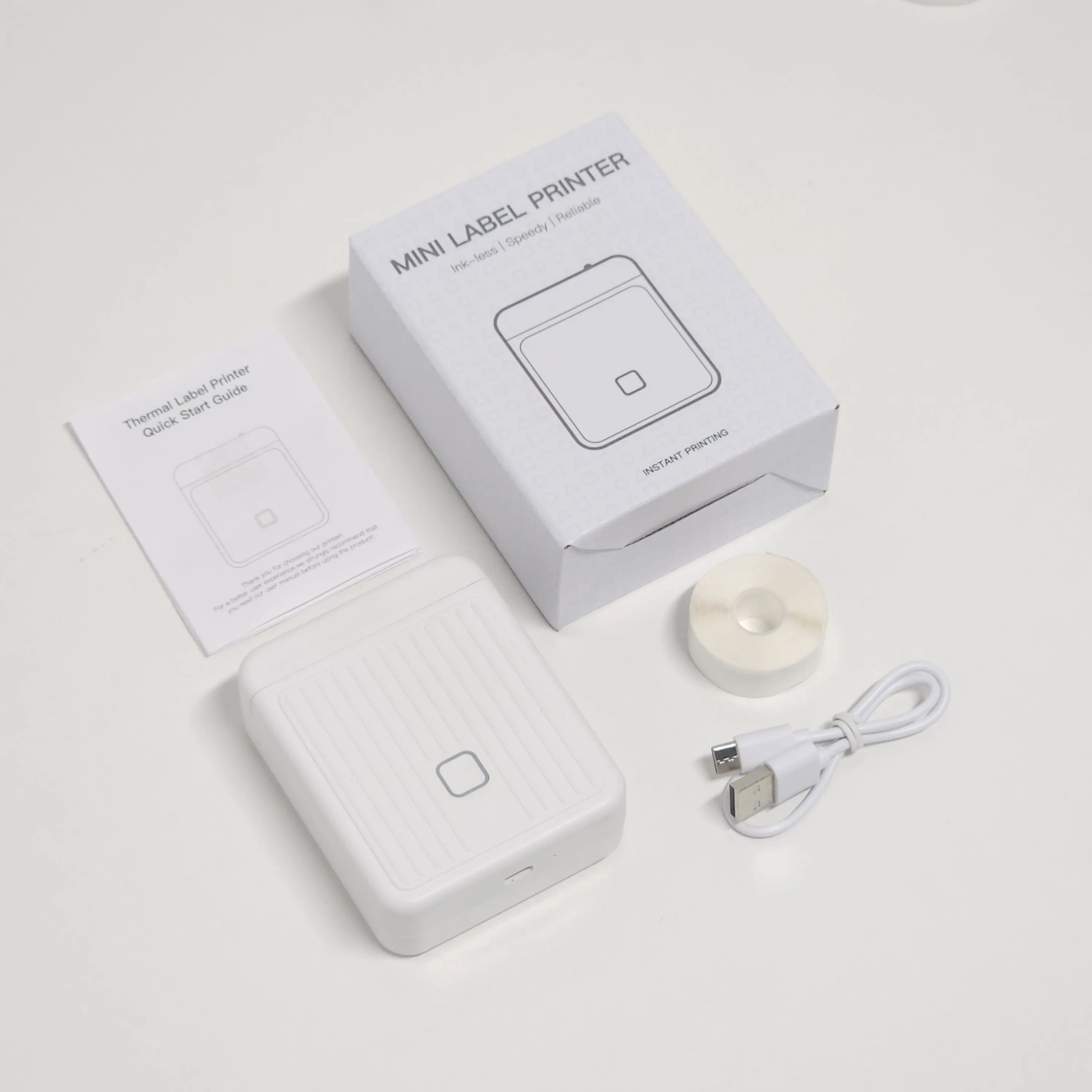 T01 Portable Bluetooth Thermal Label Printer For DIY Stickers And Barcode Labels 7