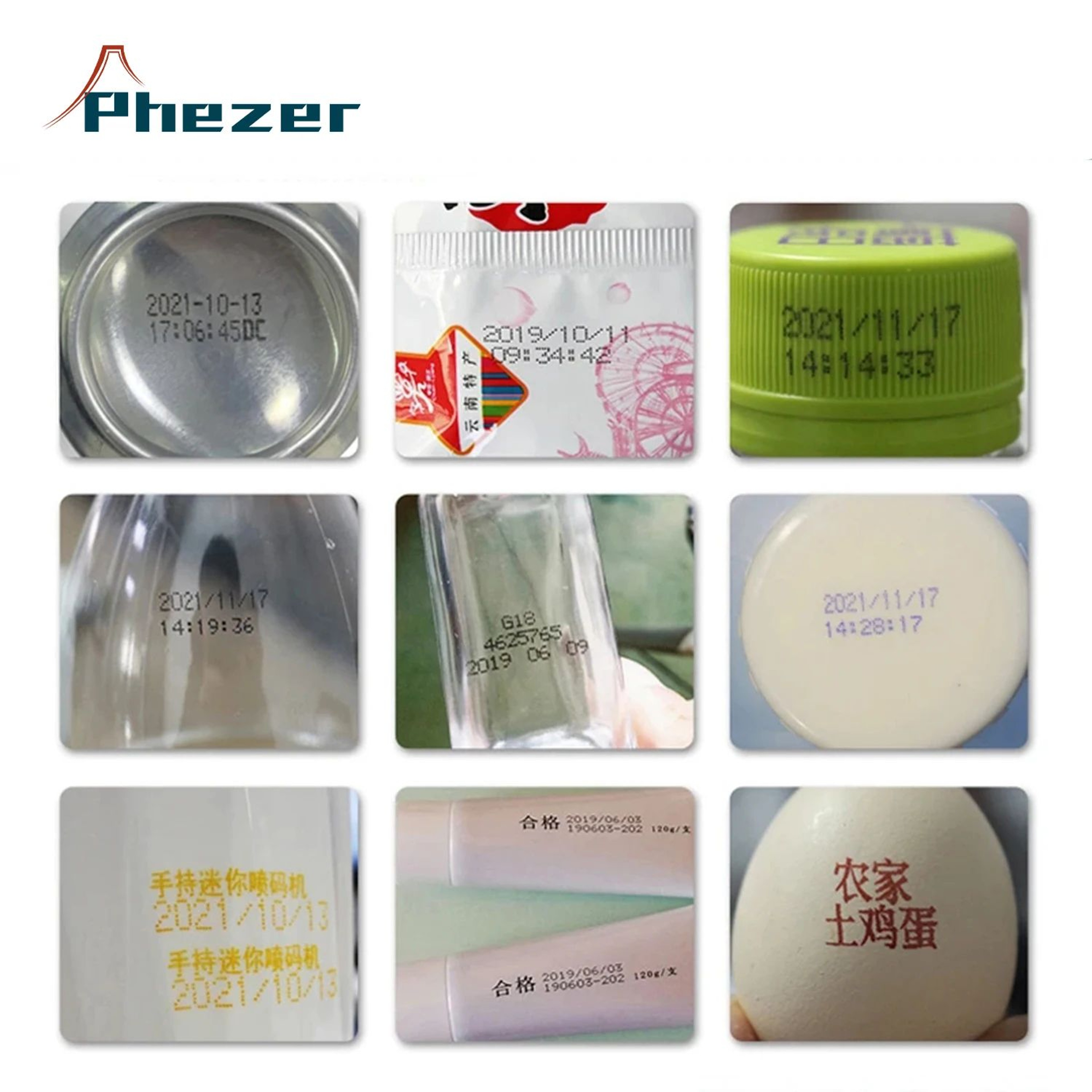 PC98 Portable Handheld Inkjet Printer For QR Codes Barcodes And Expiry Dates 3