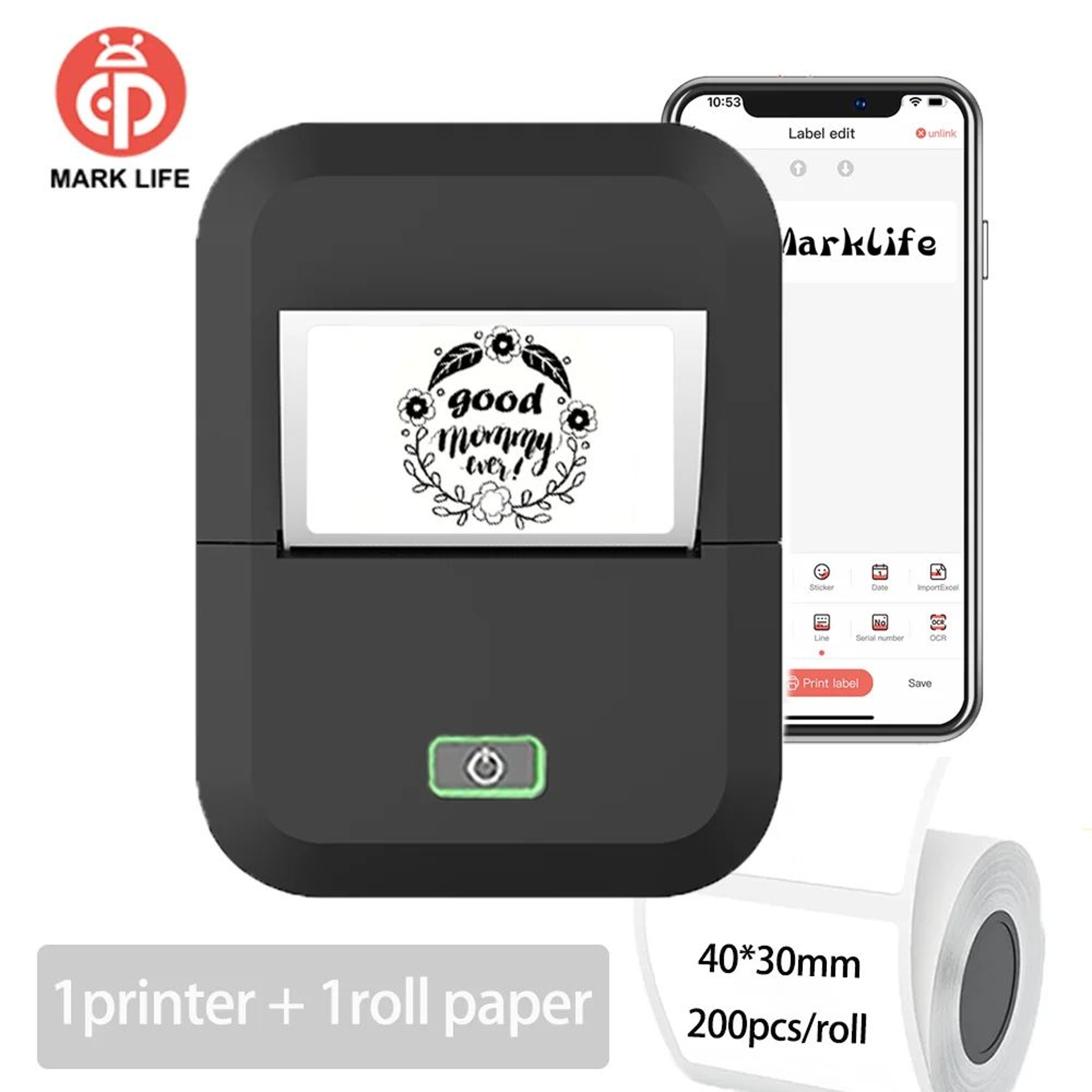 X2 Mini Portable Bluetooth Thermal Label Printer For Home And Office Organization 6