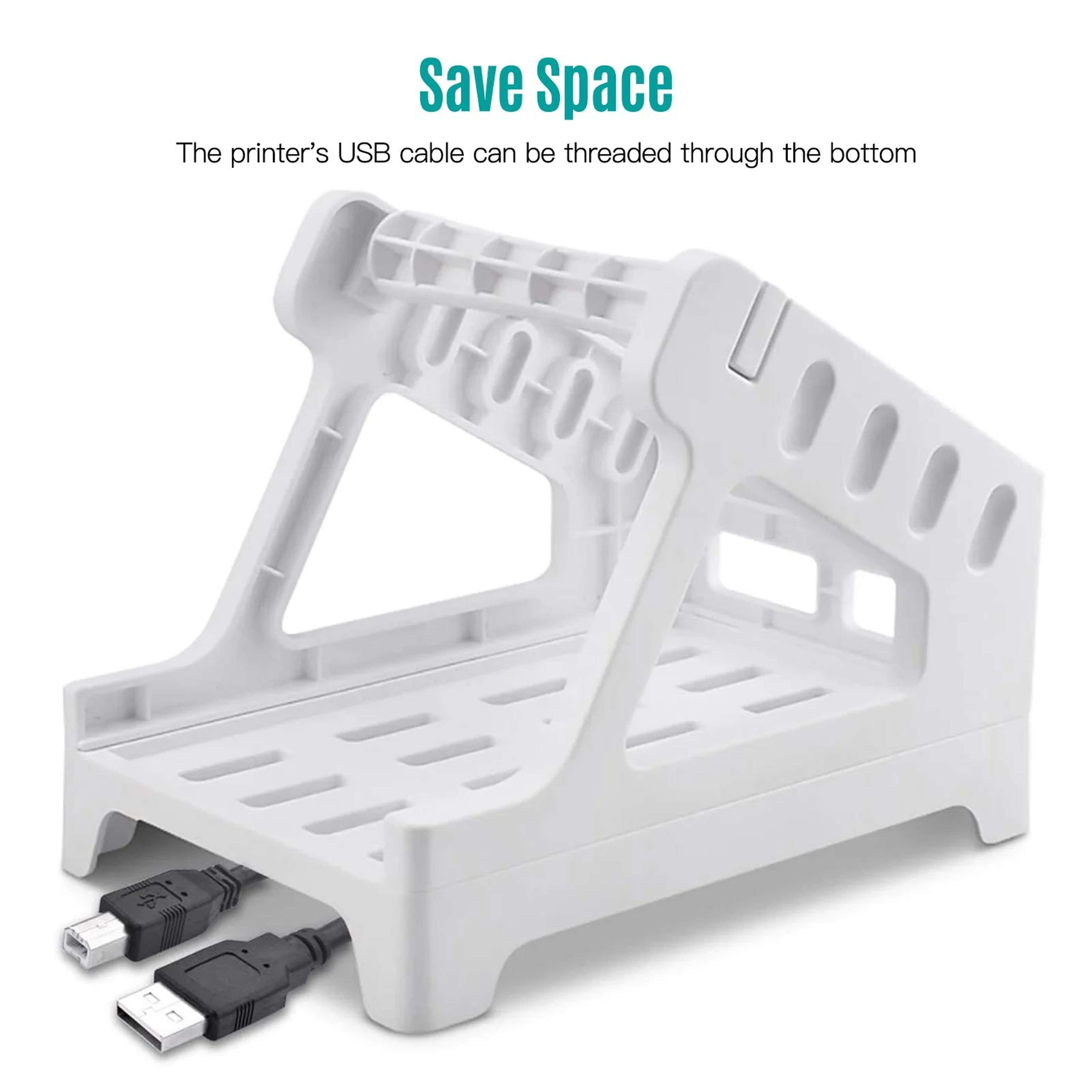 2in1 Shipping Label Holder For 4x6 Inch Thermal Printer Rolls And Fanfold Labels 5