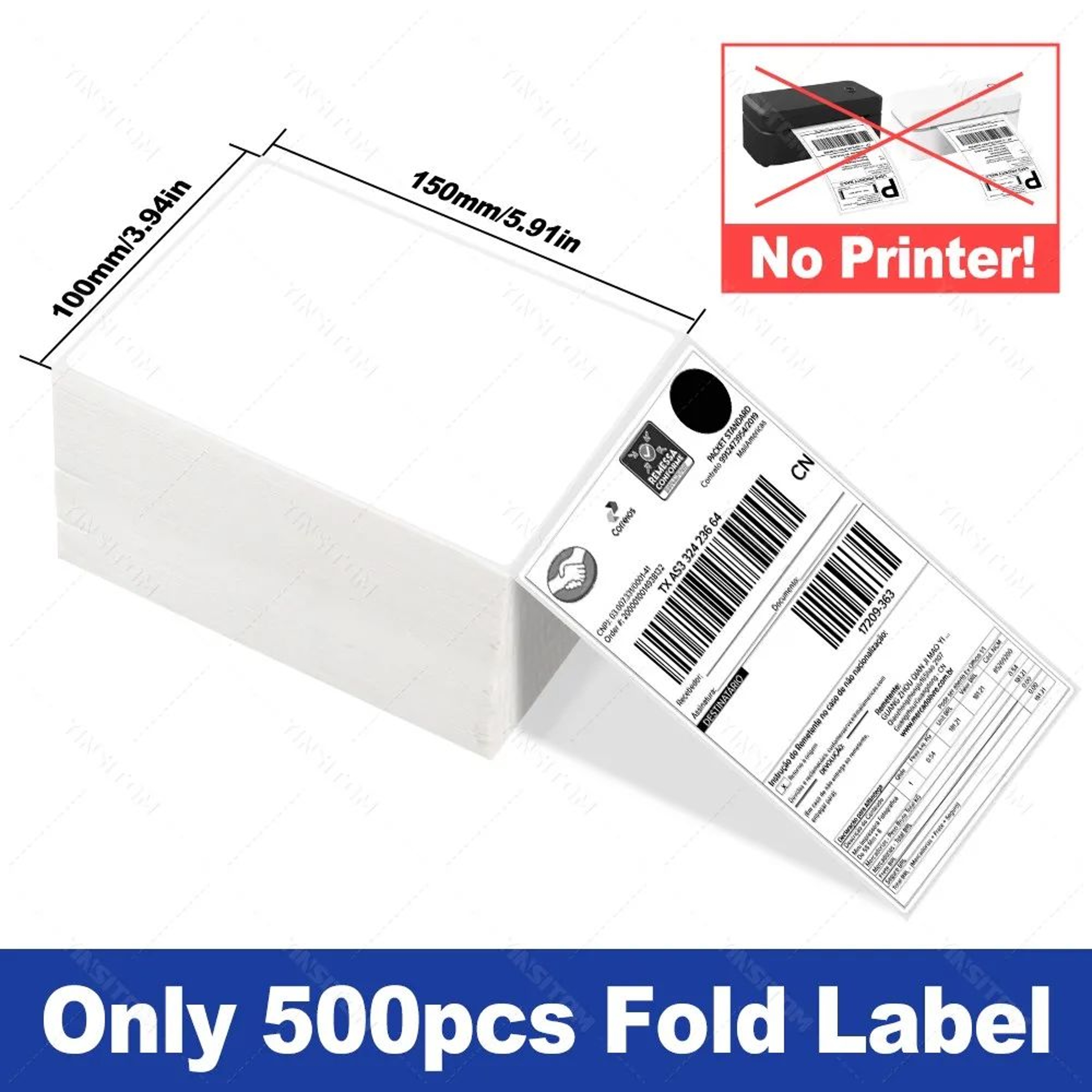X4 Portable Bluetooth 4x6 Thermal Shipping Label Printer With Automatic Label Recognition 6