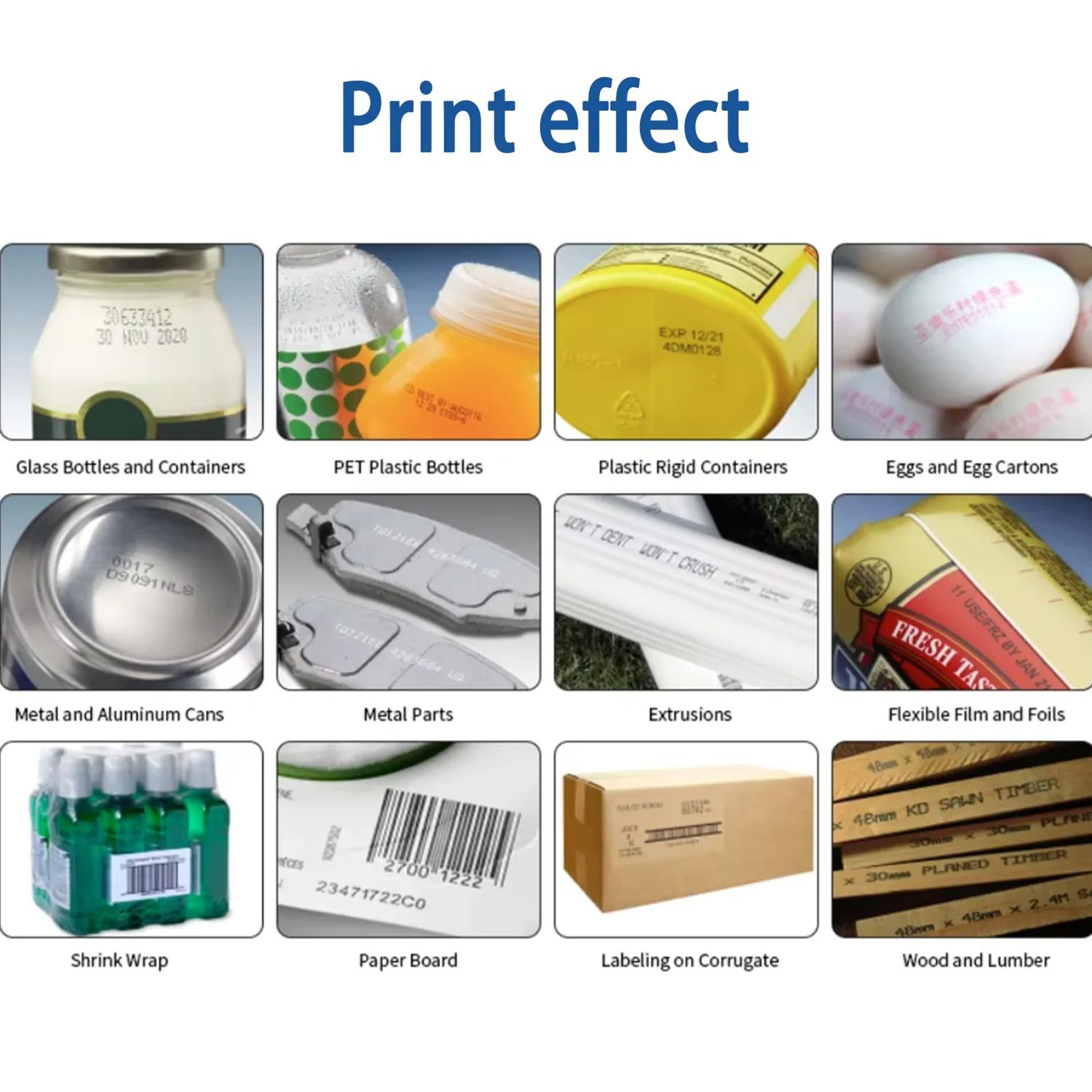 127mm Portable Handheld Inkjet Printer For QR Codes Barcodes Logos And Date Coding 2