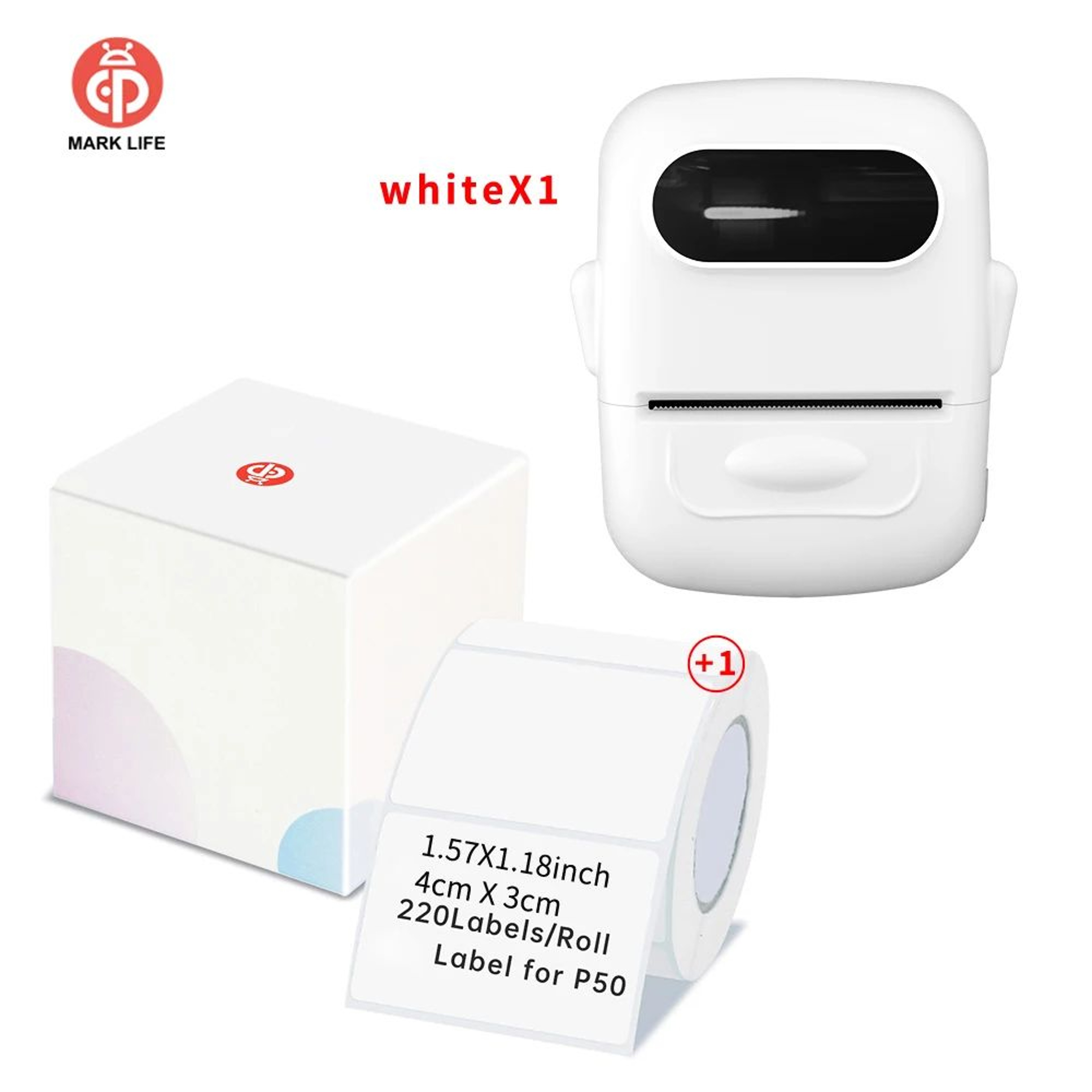 P50 Portable Bluetooth Thermal Label Printer For Home Office And Organization 8
