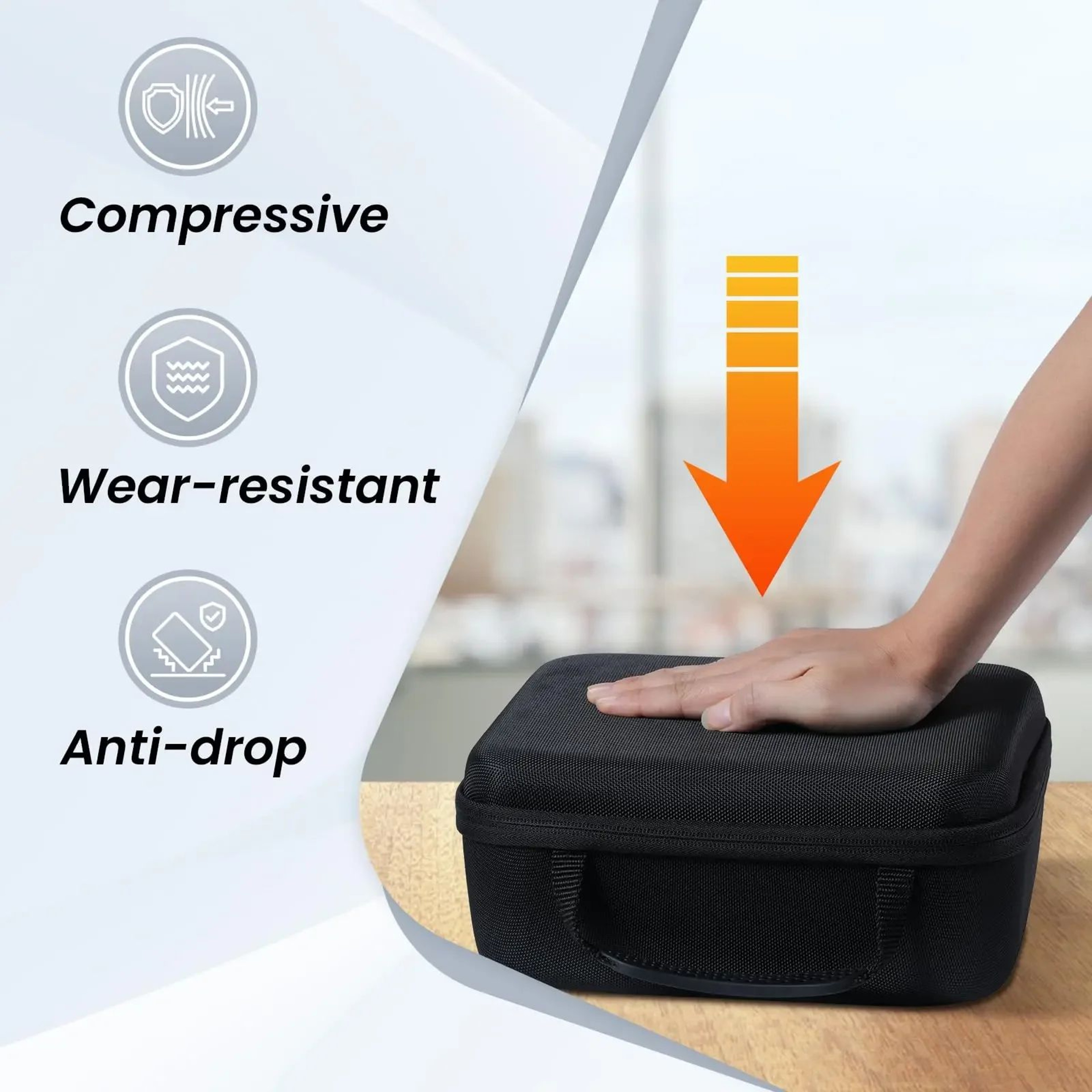 Portable Label Printer Storage Case Compatible With E1000 PRO And PM241BT 5