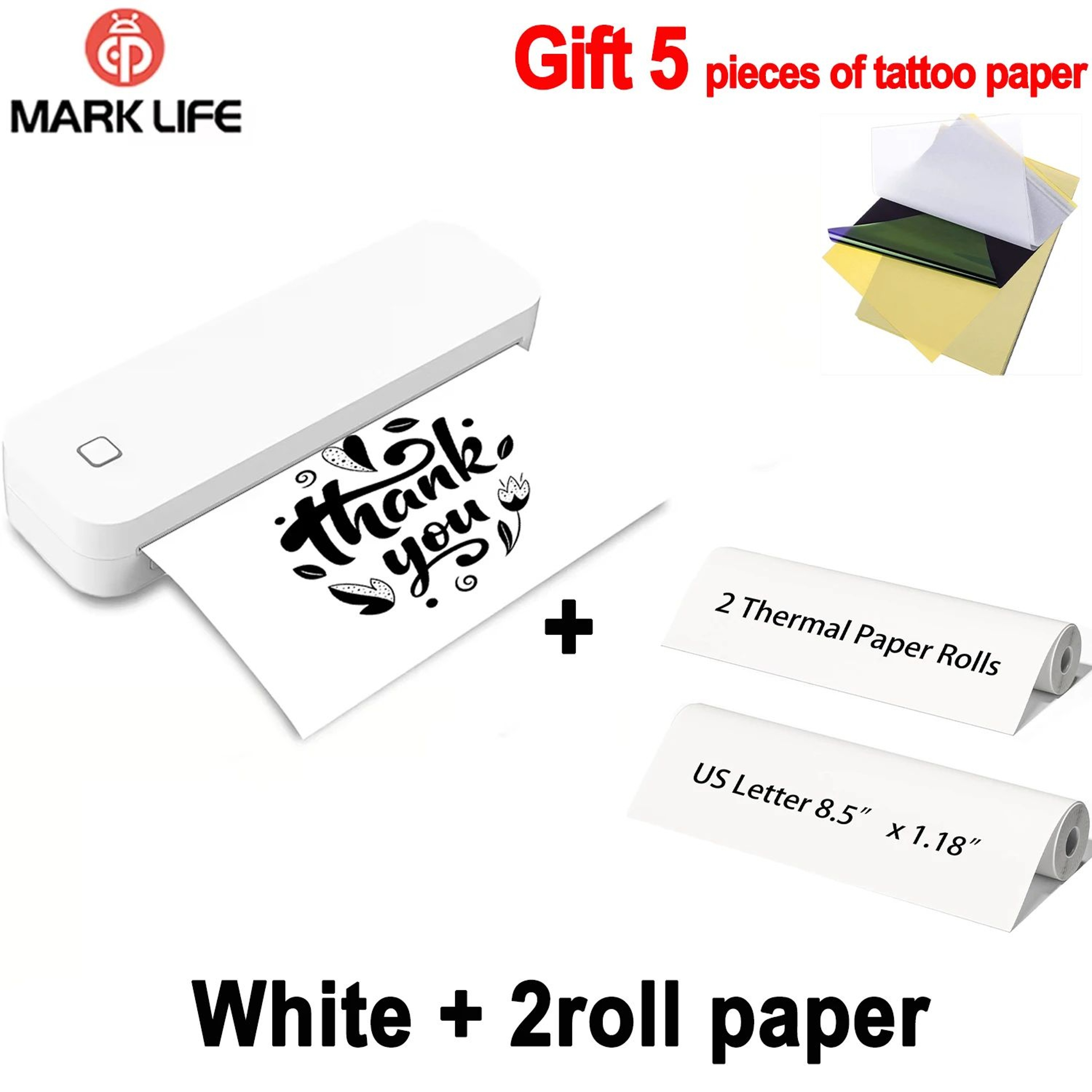 D210 Mini Bluetooth Thermal Label Printer For Custom Stickers And Tattoo Designs 16