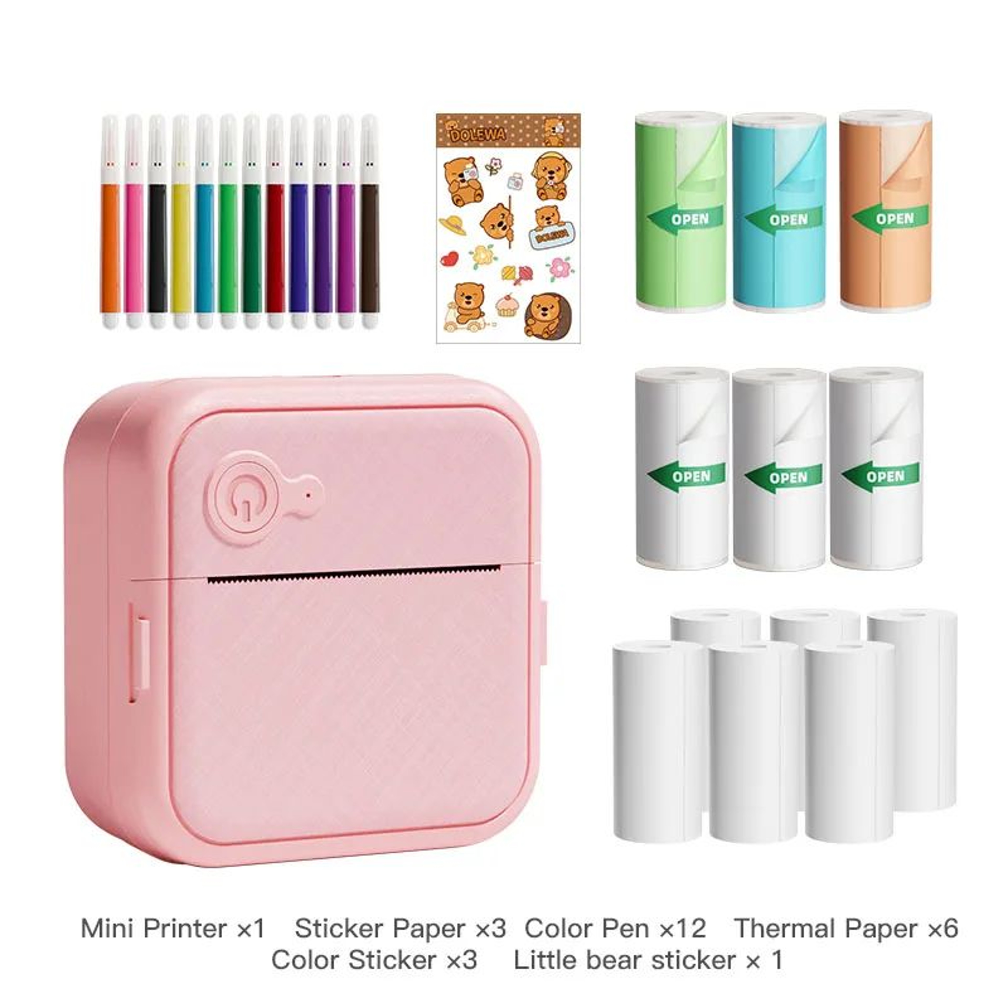 D8 Mini Portable Bluetooth Thermal Printer For Stickers Notes And Labels 2