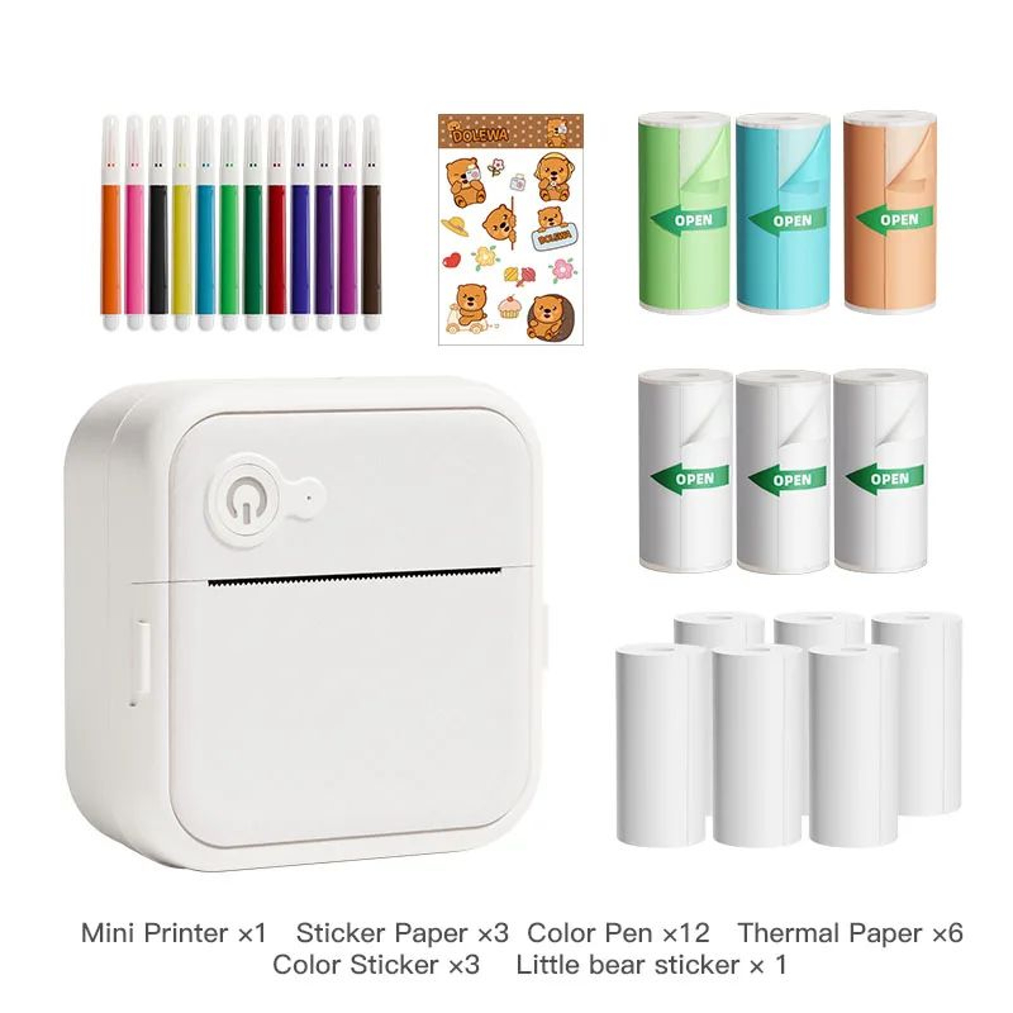 D8 Mini Portable Bluetooth Thermal Printer For Stickers Notes And Labels 5