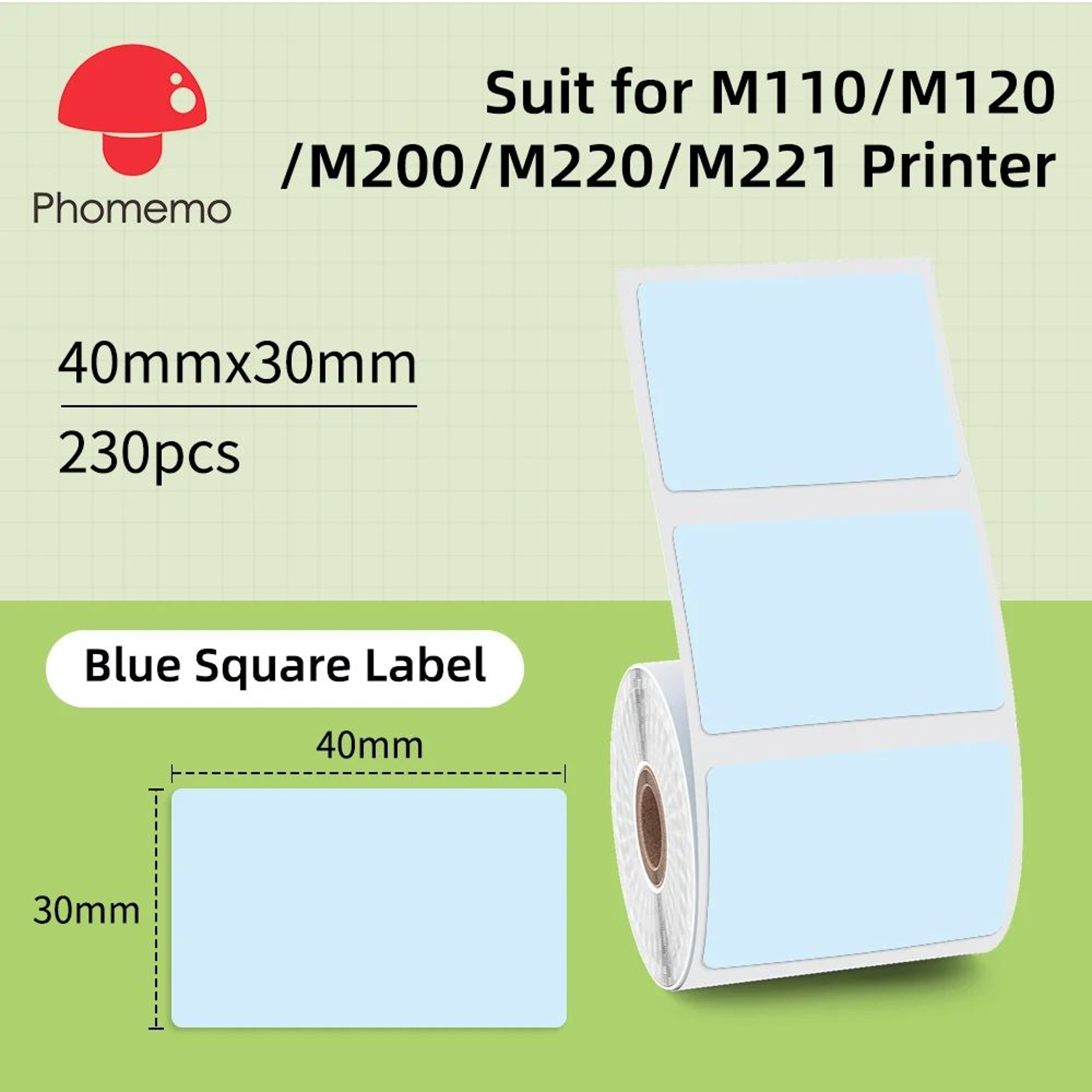 MultiPurpose Adhesive Thermal Label Stickers For M110 M200 M220 Printers 10
