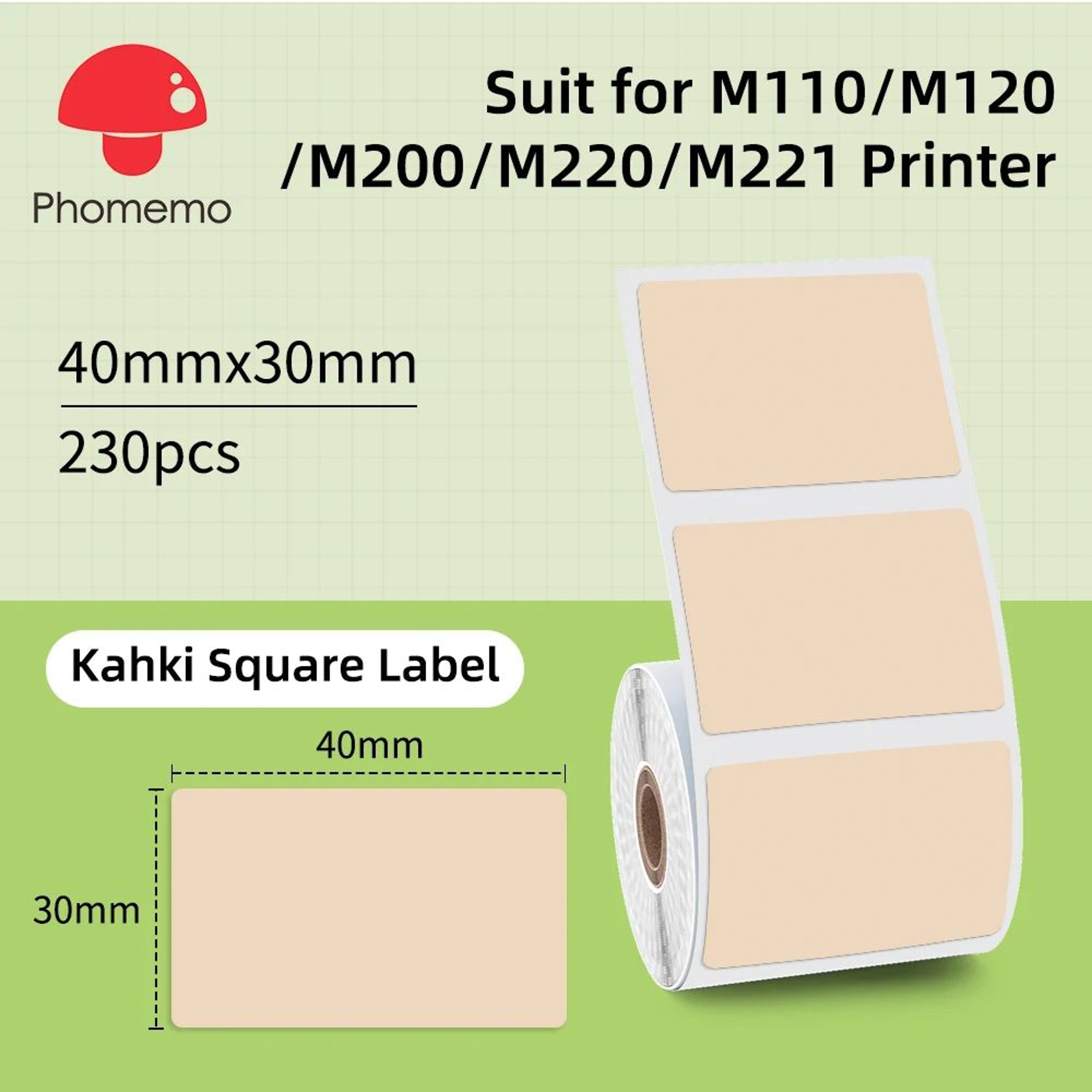 MultiPurpose Adhesive Thermal Label Stickers For M110 M200 M220 Printers 11