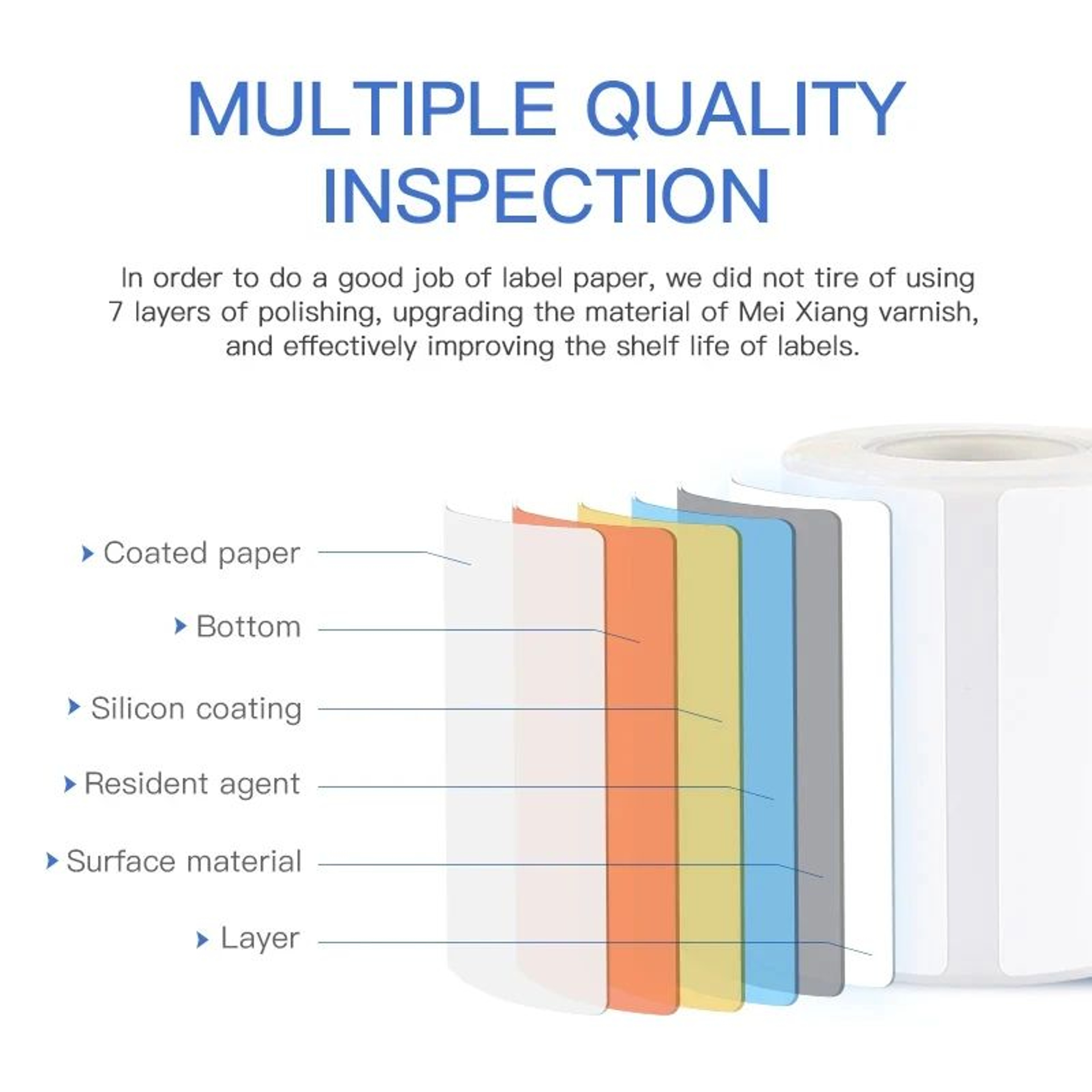 Waterproof SelfAdhesive Cable Label Stickers For D101 D11 D110 H1 Thermal Printers 3