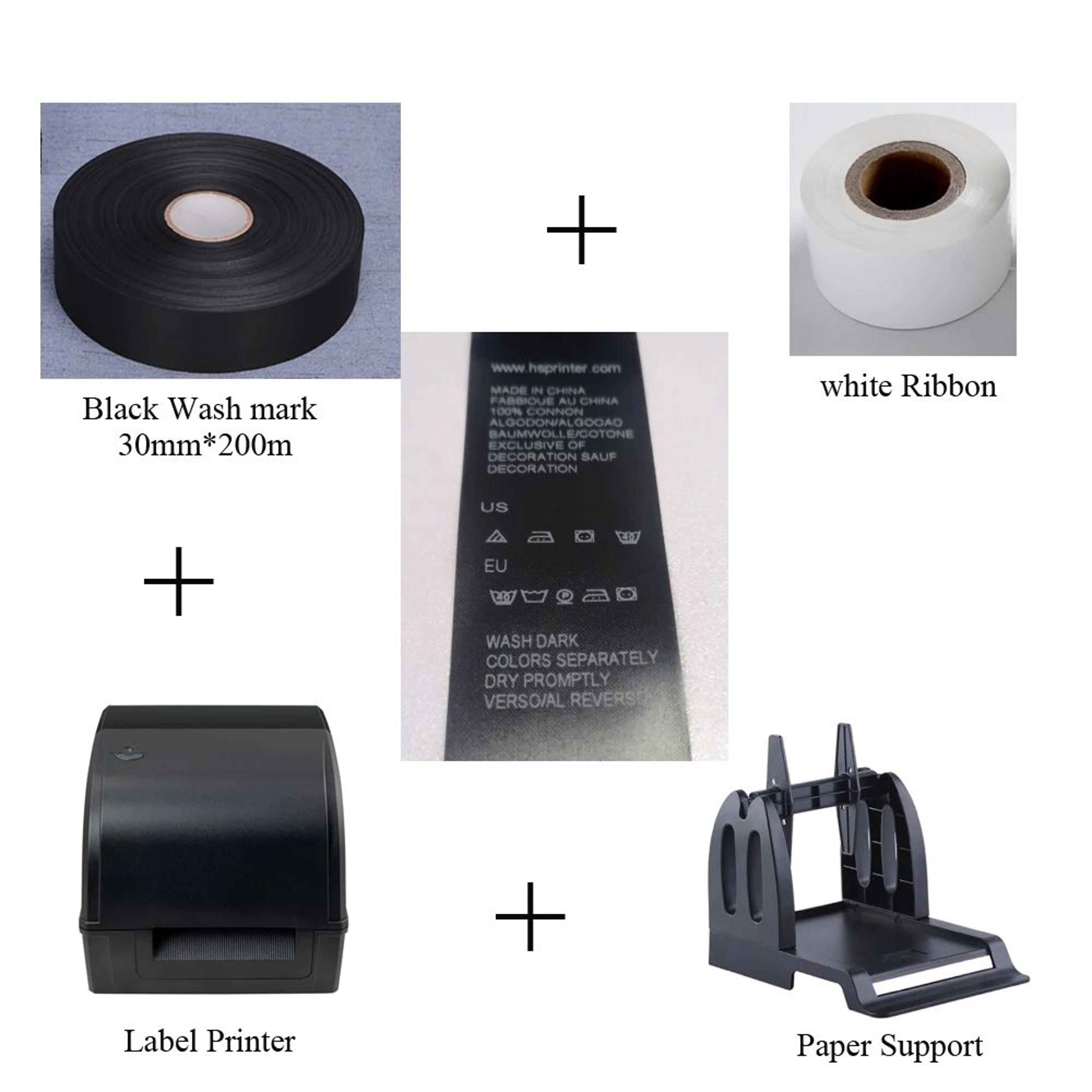4 Inch Thermal Transfer Label Printer For Clothing Care Labels And Barcode Printing 7