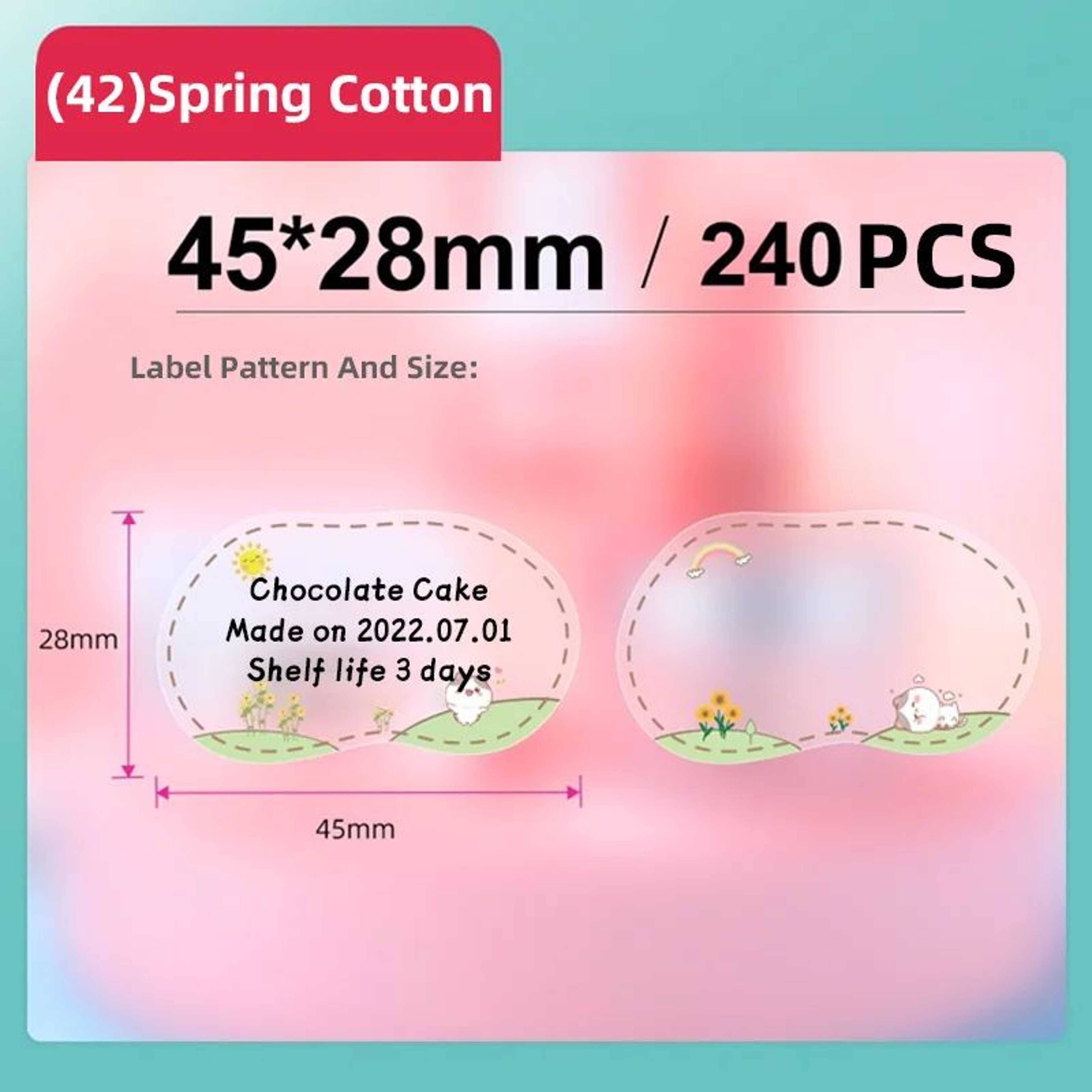 Transparent Thermal Label Stickers For B1B21 Printers  SelfAdhesive Clear Labels 10