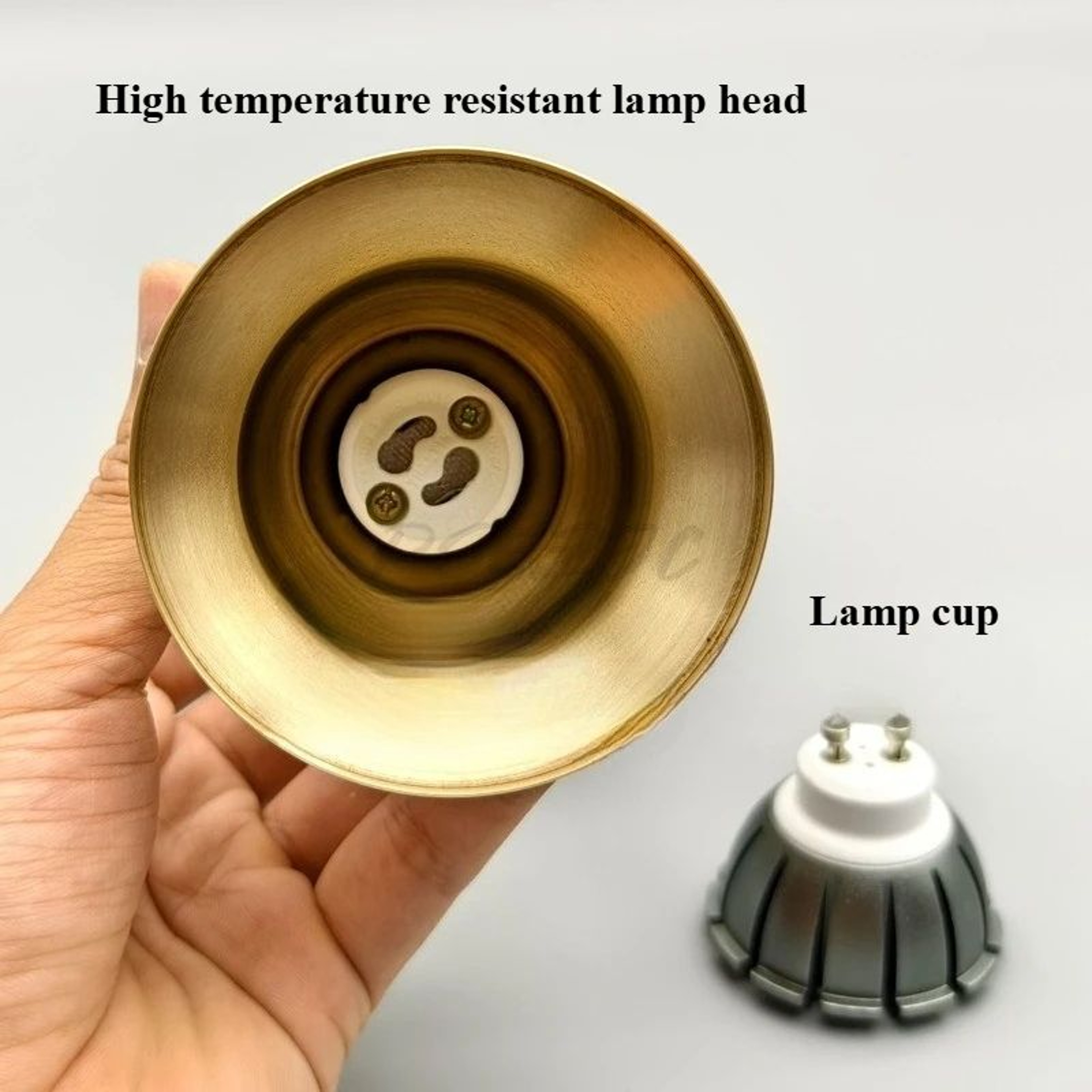 Retro Brass Mini LED Surface Mounted Spotlight For Wall Accent Lighting 1