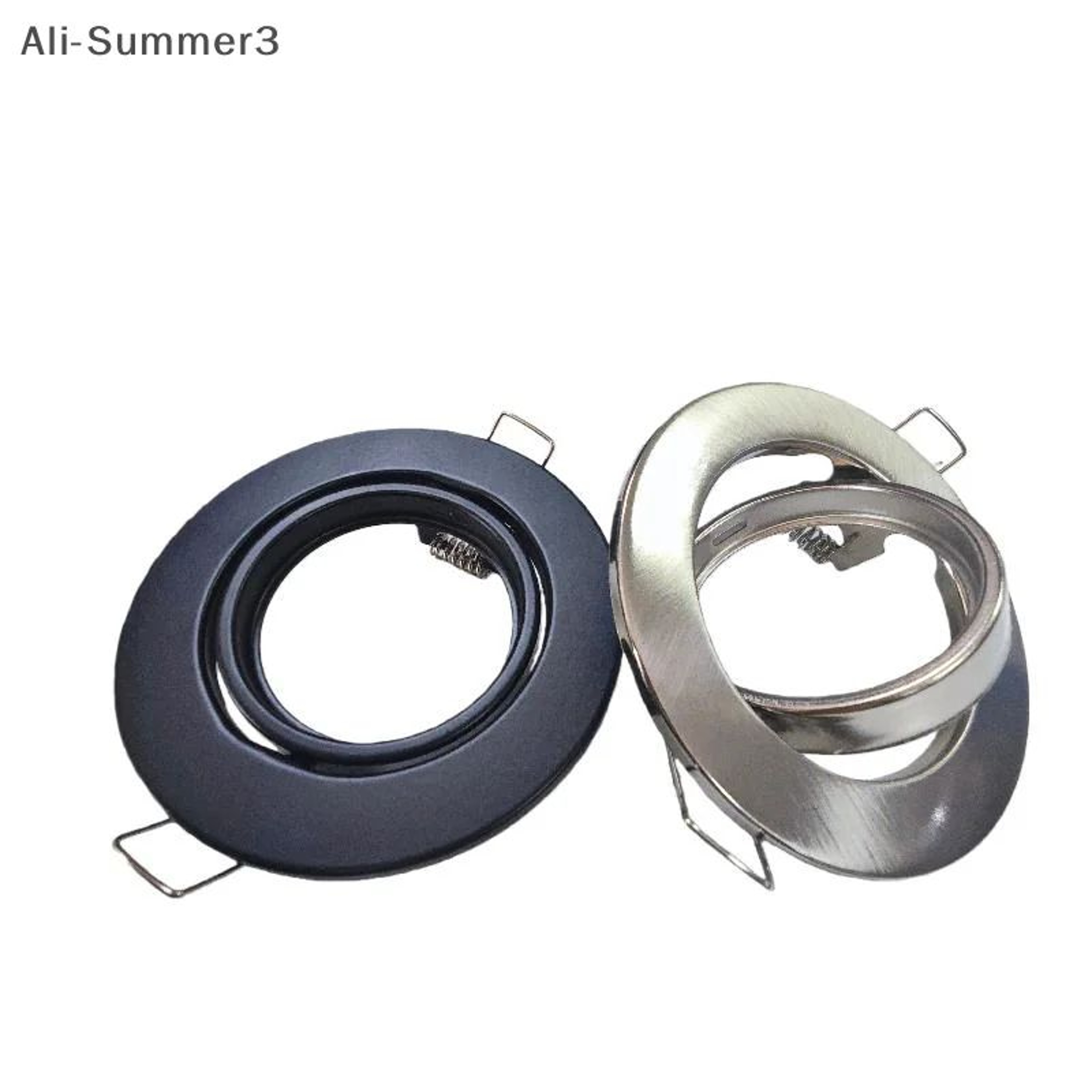 Round Recessed LED Downlight Frame For GU10 MR16 Spotlight Bulbs 4