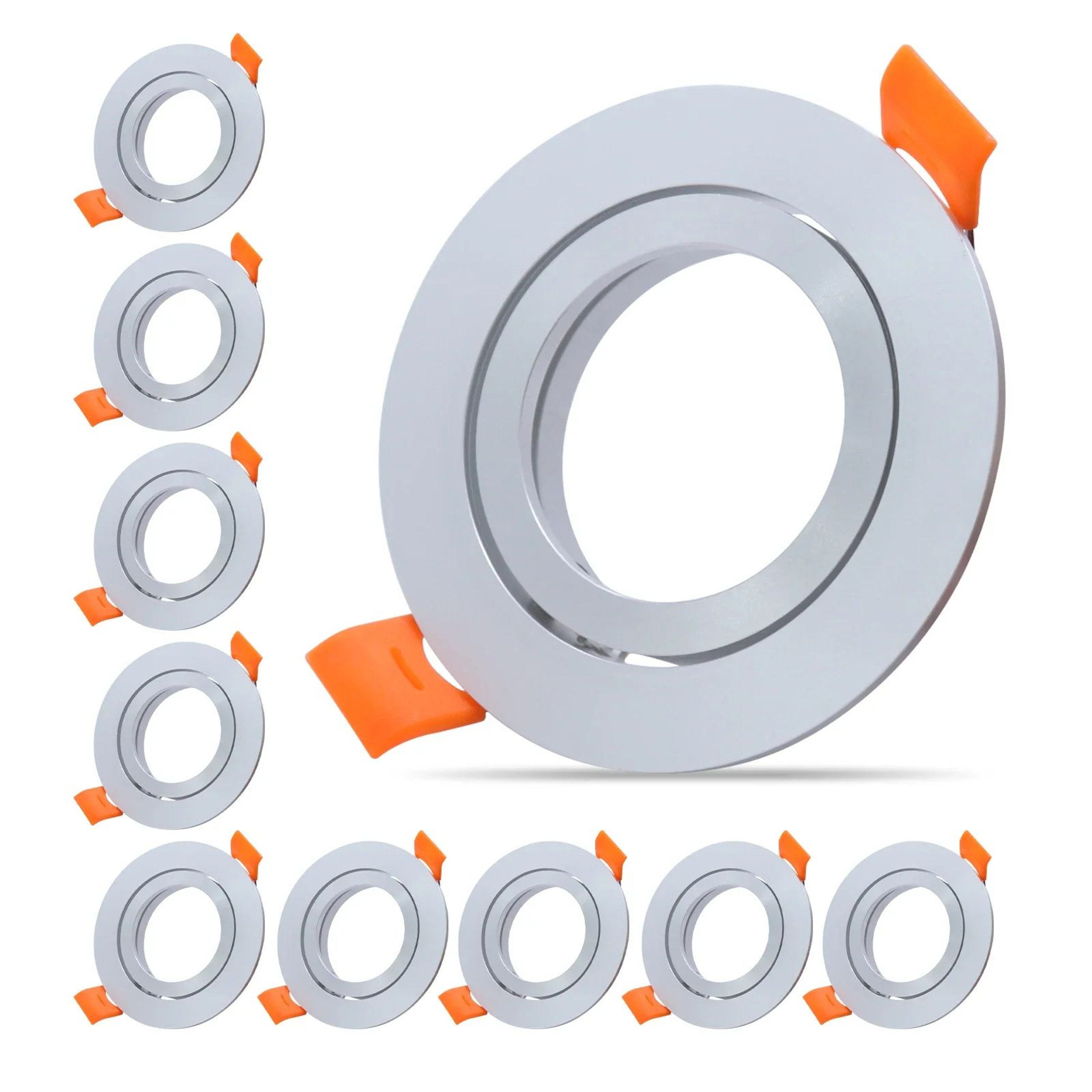 Adjustable Recessed Ceiling Spotlight Frame For GU10 MR16 Bulbs  4610PCS 7
