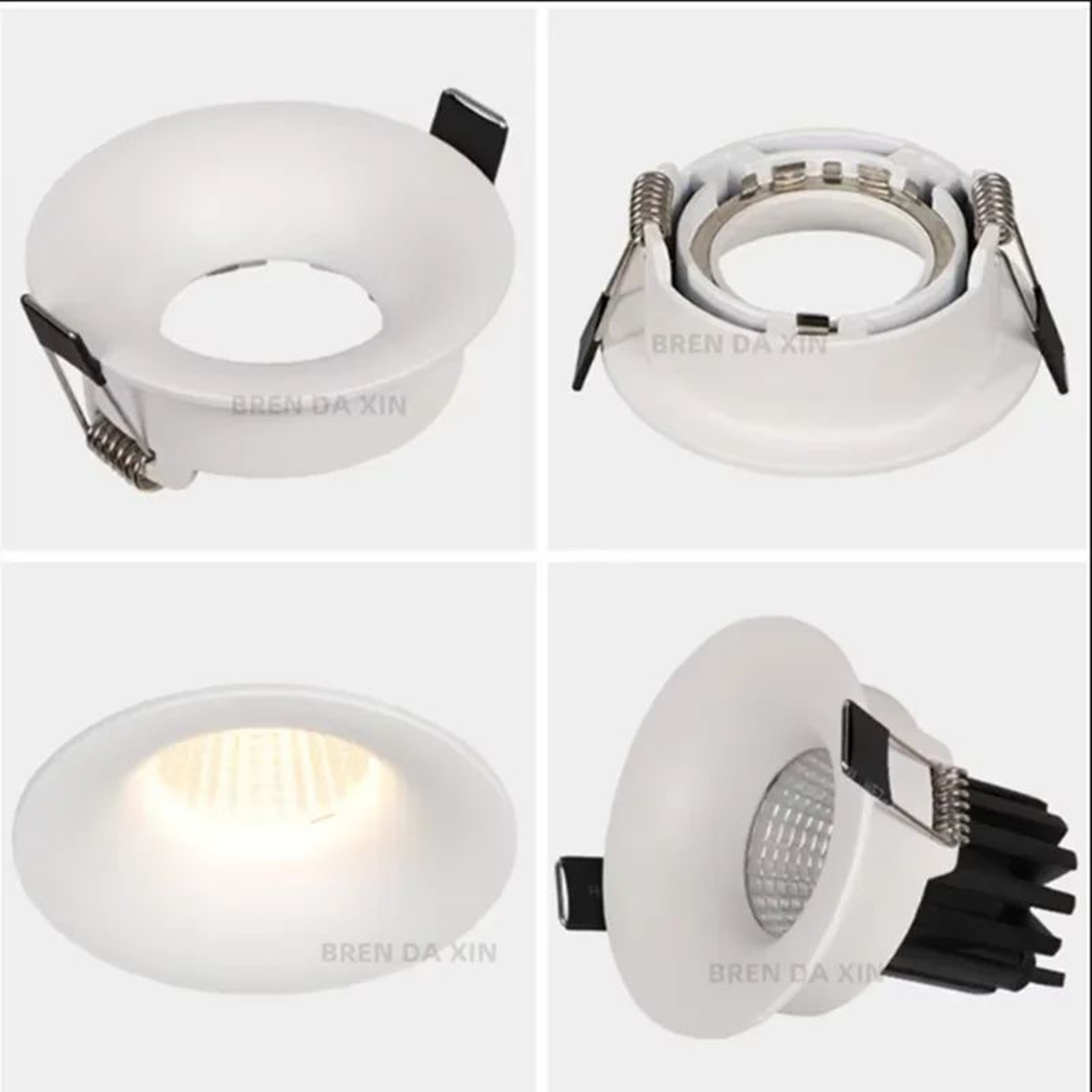 Aluminum GU10 MR16 Spotlight Frame For Modern Indoor Ceiling Lighting 5