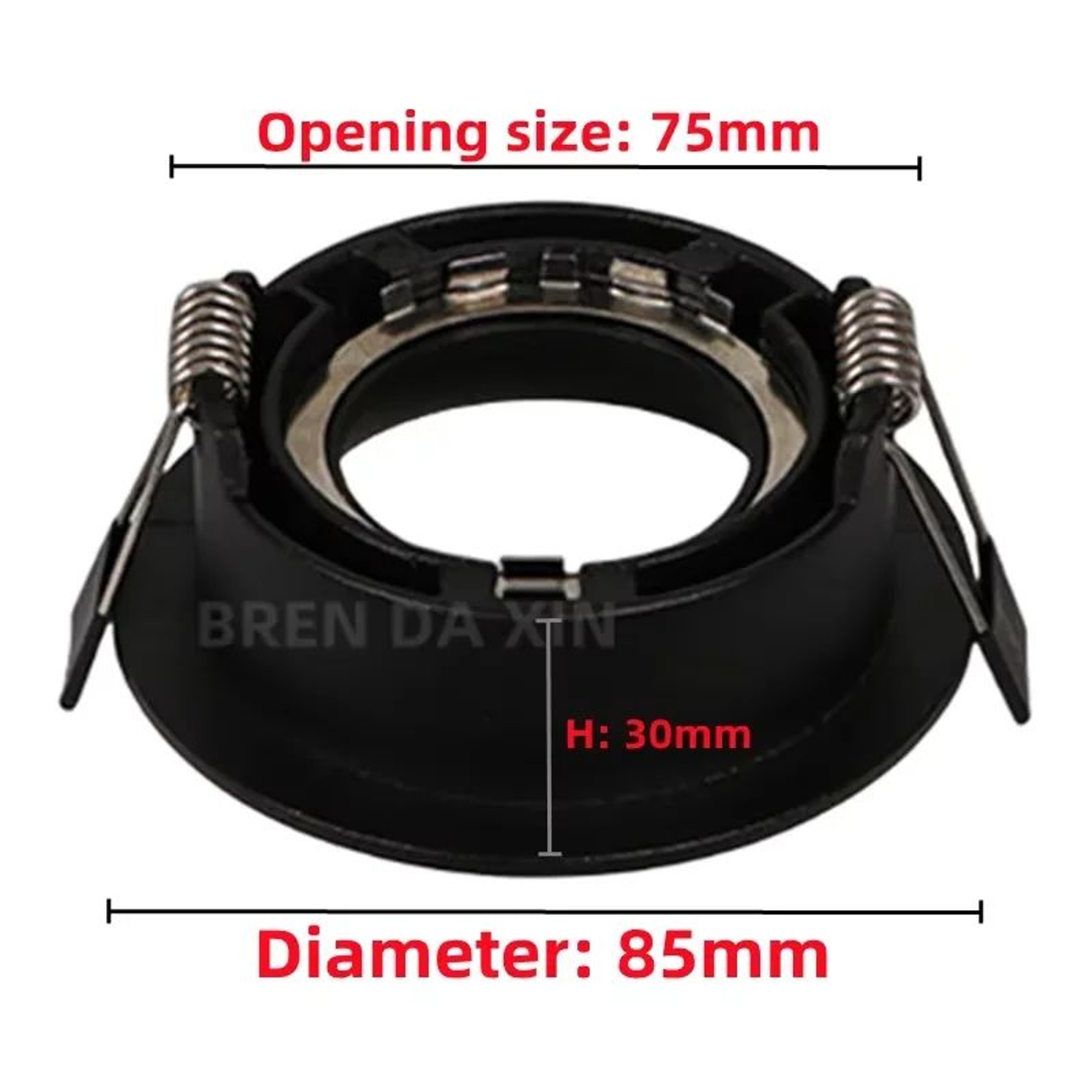 Aluminum GU10 MR16 Spotlight Frame For Modern Indoor Ceiling Lighting 7