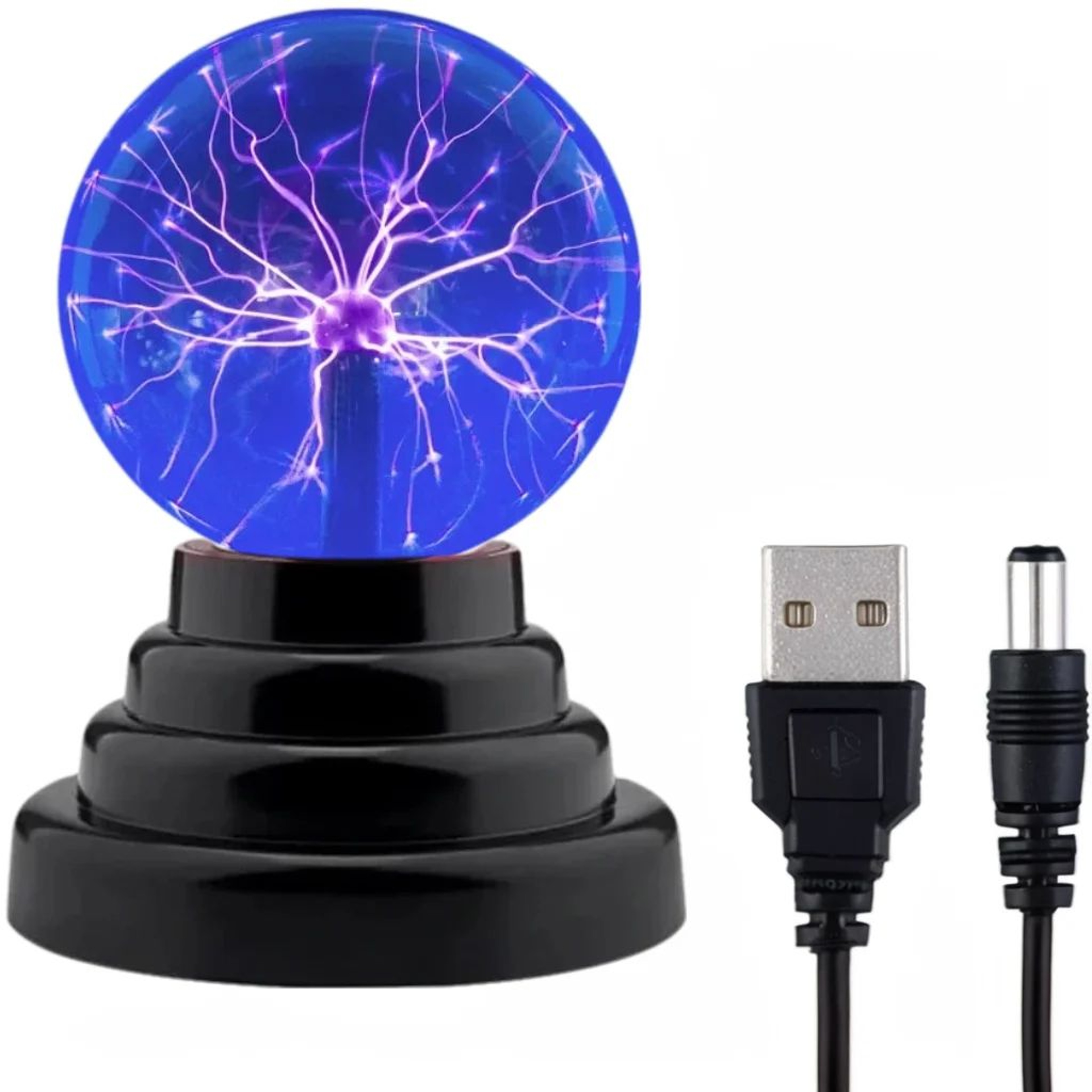 TouchSensitive Plasma Ball Lamp With Interactive Lightning Effects For Bedroom And Party Decor 6