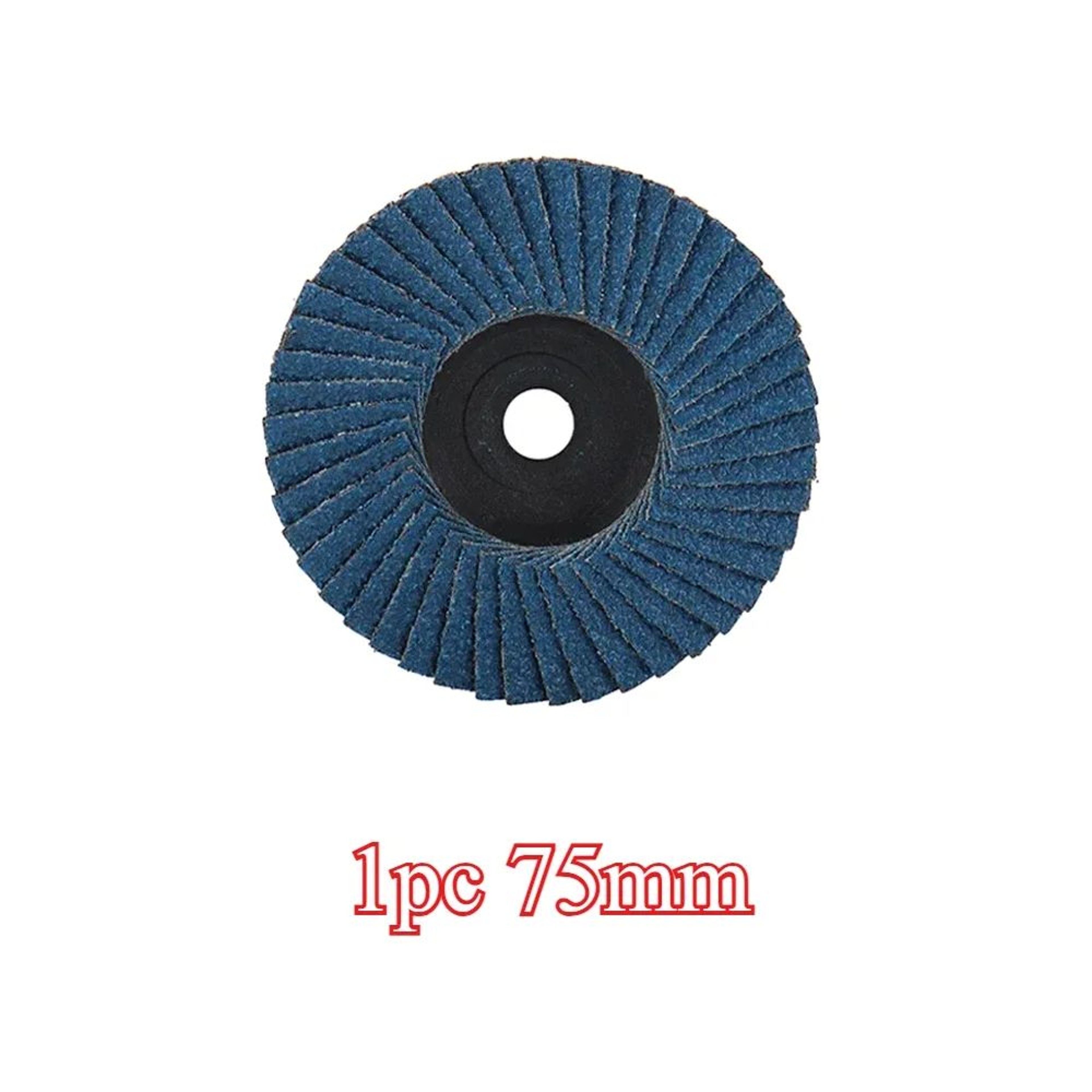 3 Inch Flat Flap Sanding Discs For Angle Grinder Metal Grinding And Wood Polishing 13PCS 6