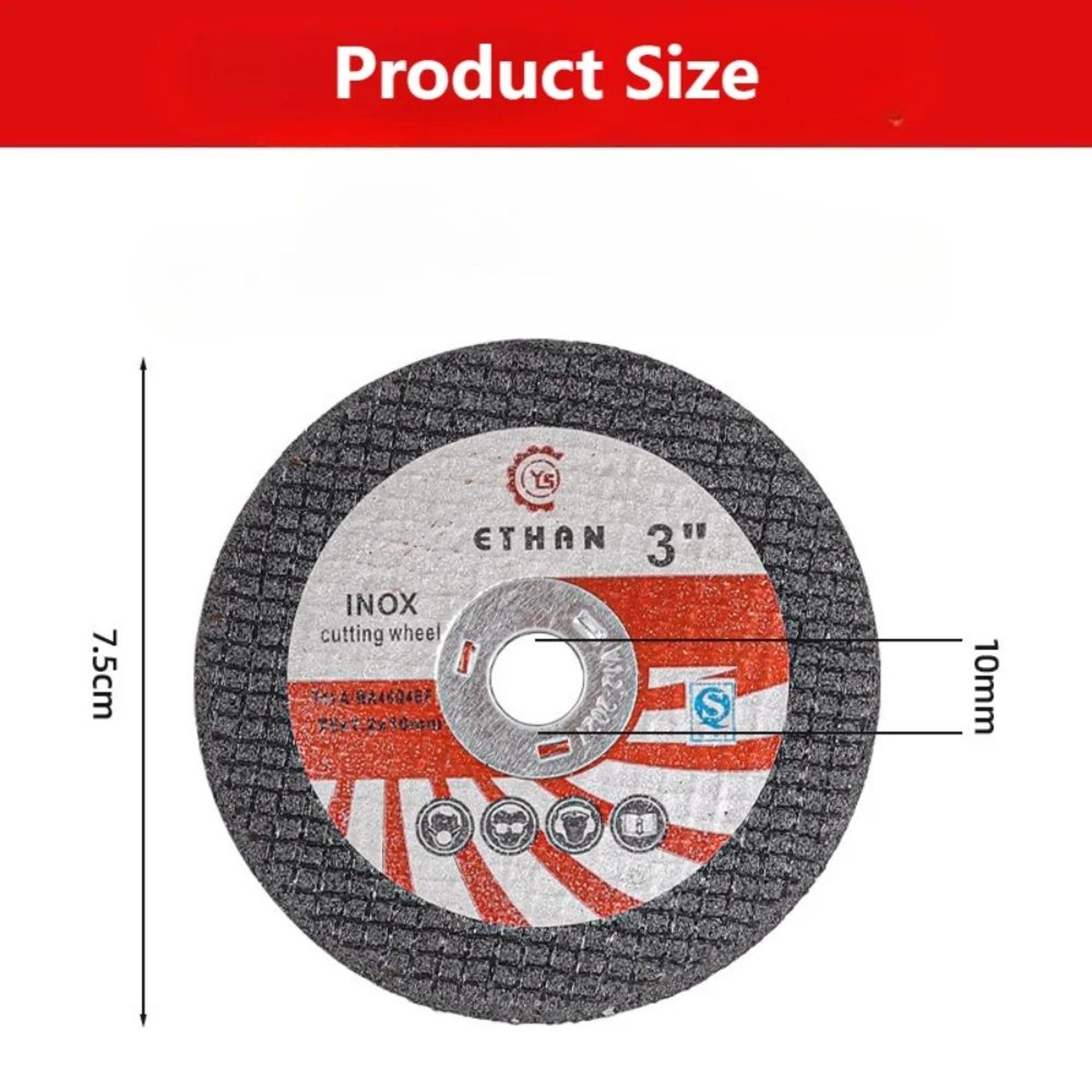 3 Inch Mini Angle Grinder Cutting Disc For Tile PVC Wood And Metal 3