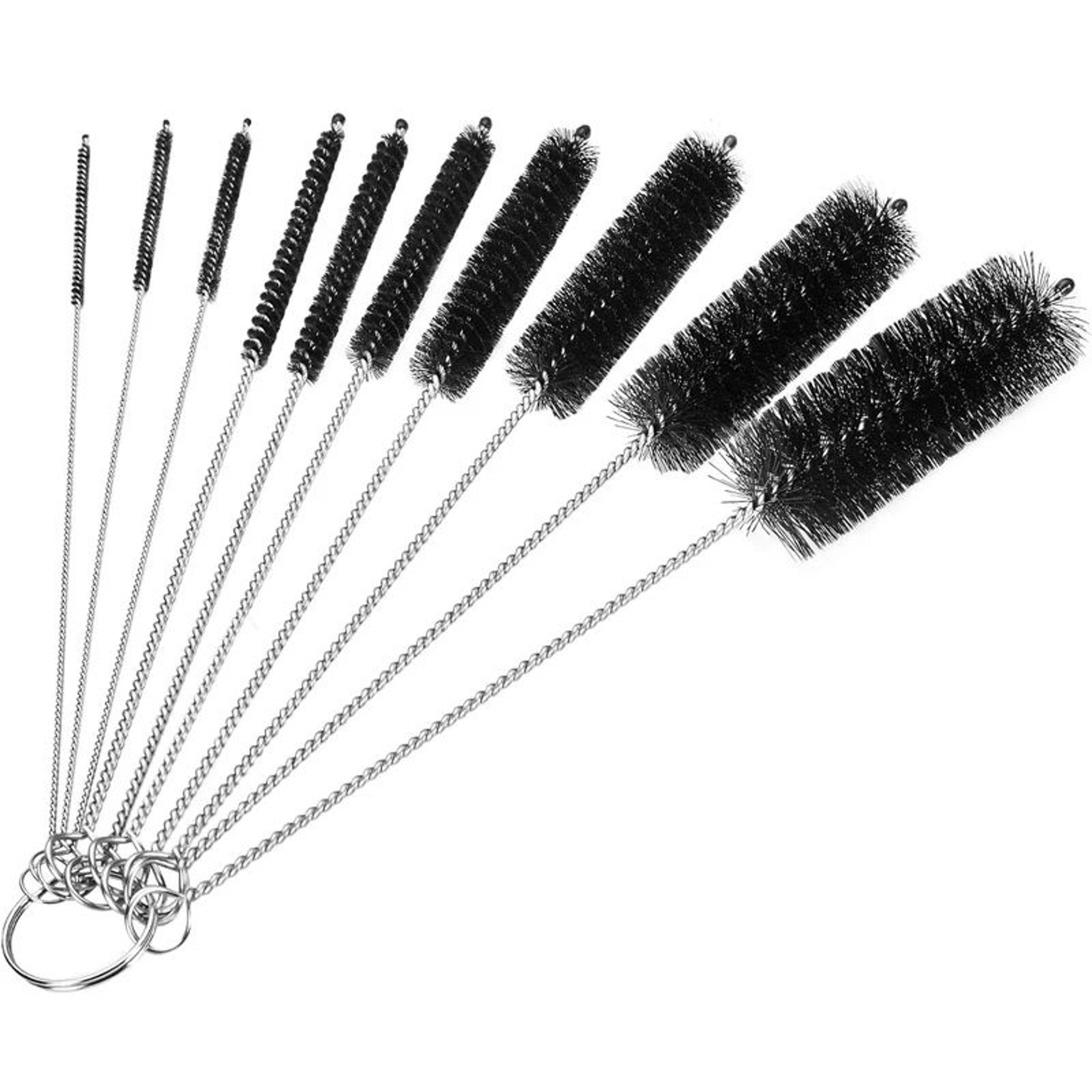 MultiPurpose Nylon Cleaning Brush Set For Straws Spray Guns And Precision Tools 6