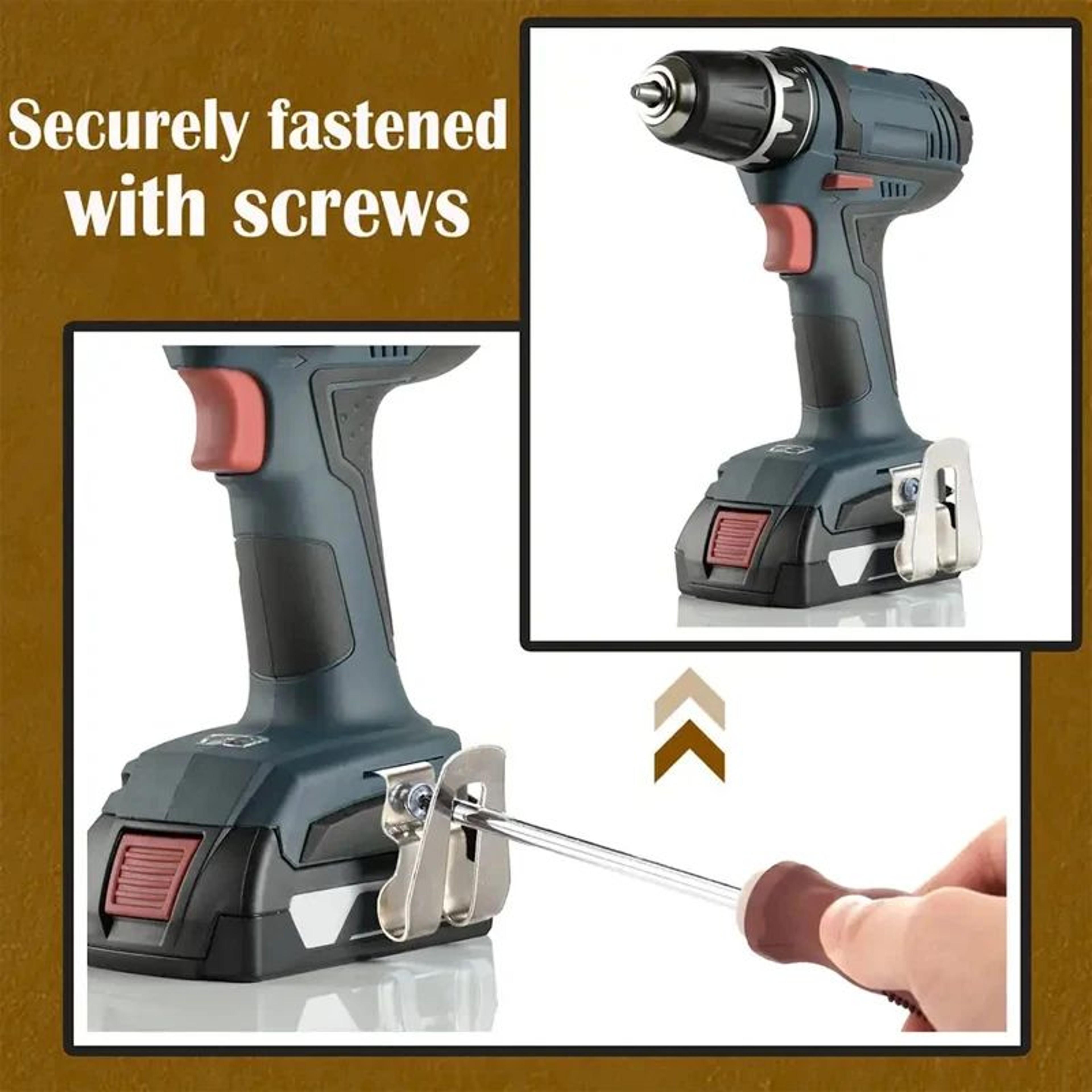 Cordless Drill Belt Clip Hook With Mounting Screw For 18V Power Tools 5