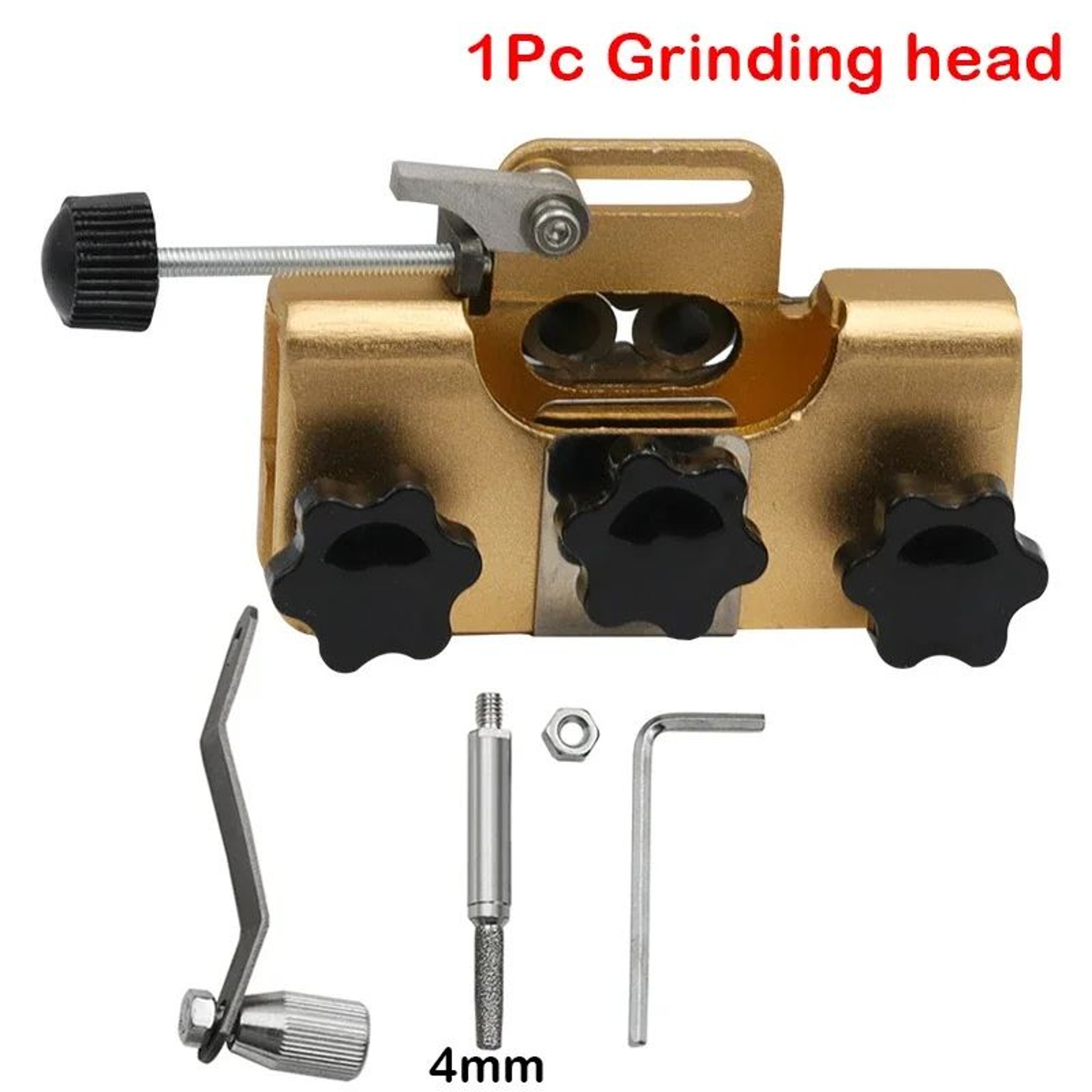 Manual Chainsaw Chain Sharpener With 3 Grinding Heads For Precise Blade Maintenance 14