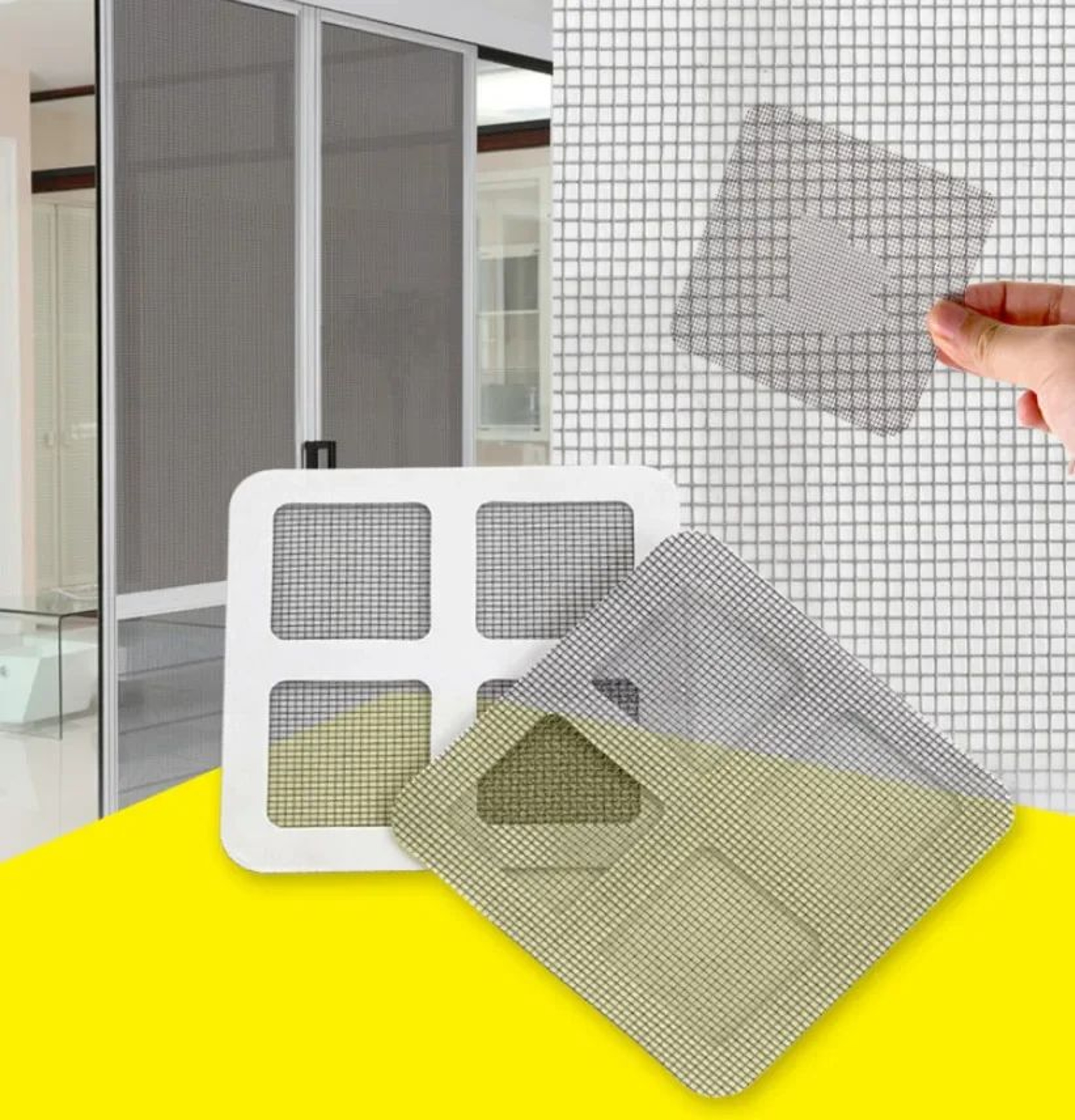 SelfAdhesive Window Screen Repair Patch For Mosquito Net And Insect Mesh 0