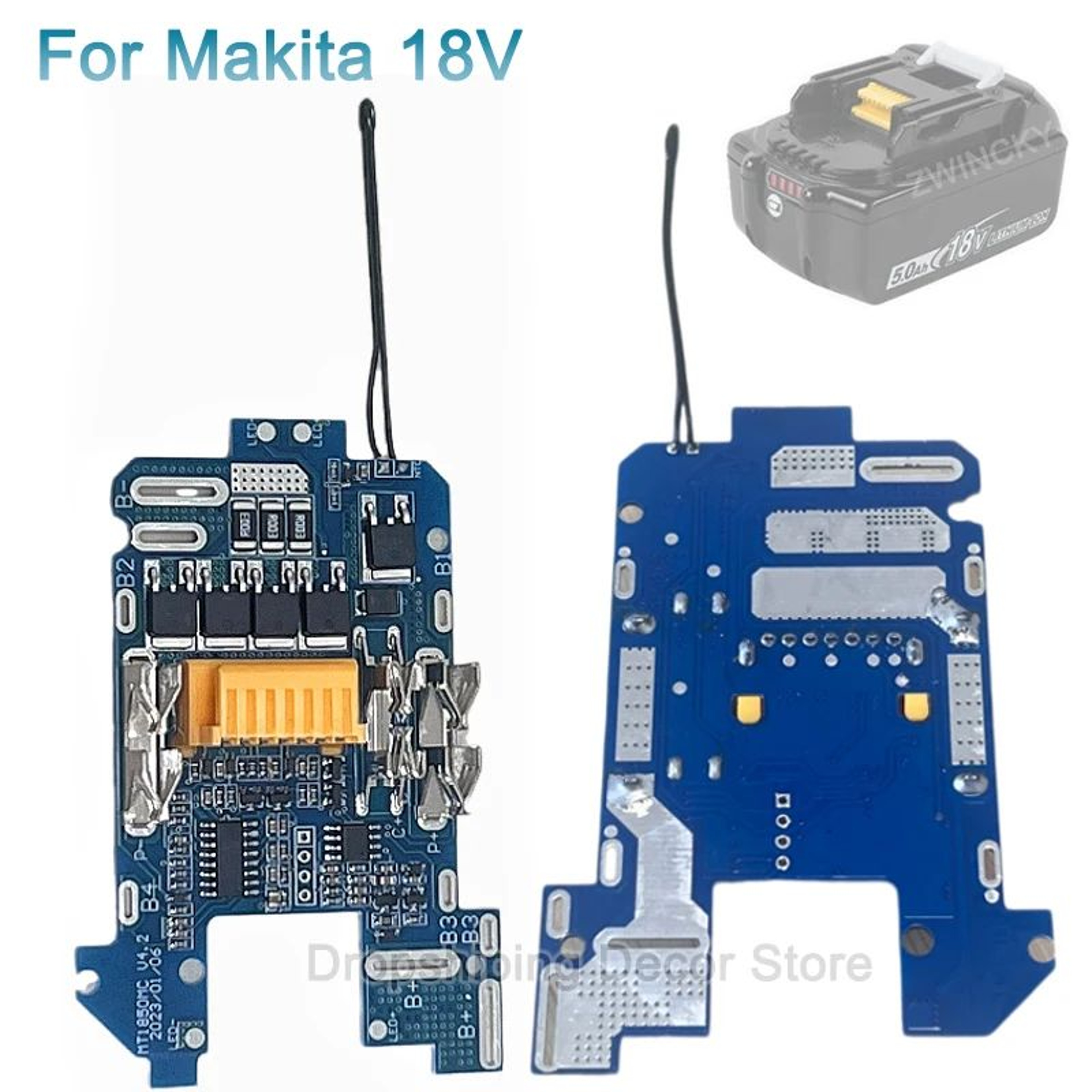 18V Lithium Battery BMS Protection Board PCB For BL1830 BL1840 BL1850 BL1860 0