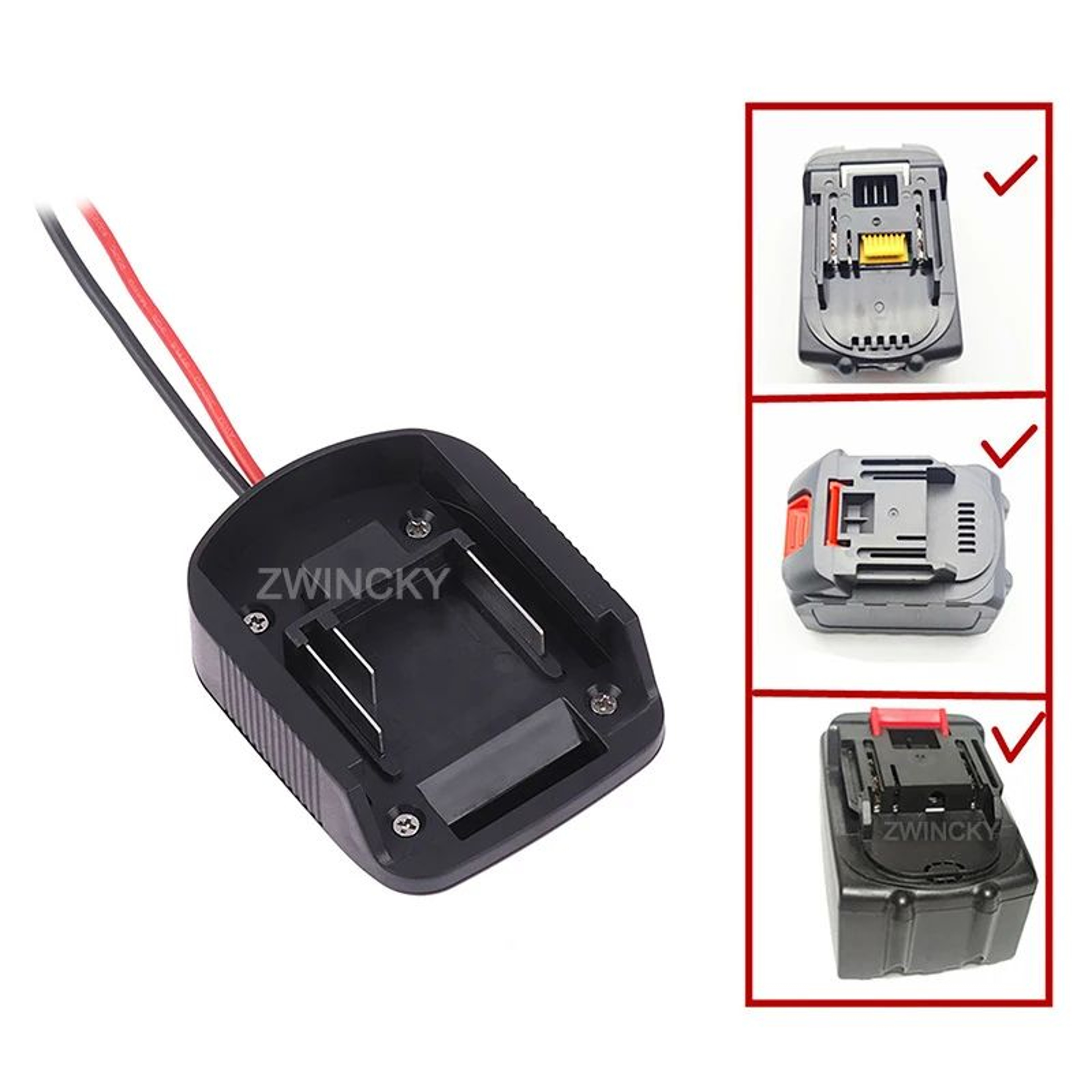 18V Lithium Battery Cable Connector Adapter For DIY Power Tool Projects 2