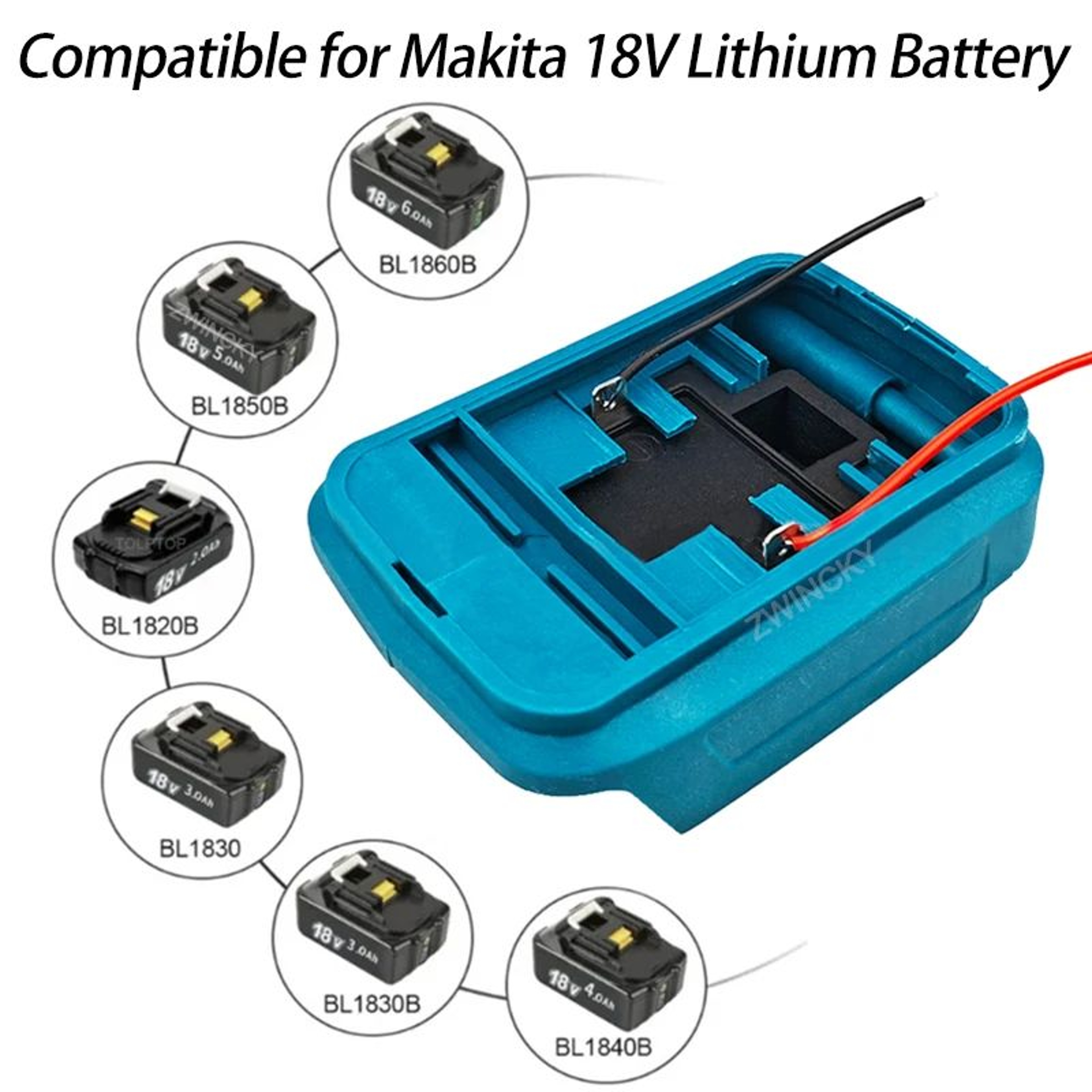 18V Lithium Battery Power Wheels Adapter For DIY Projects And Power Connections 1