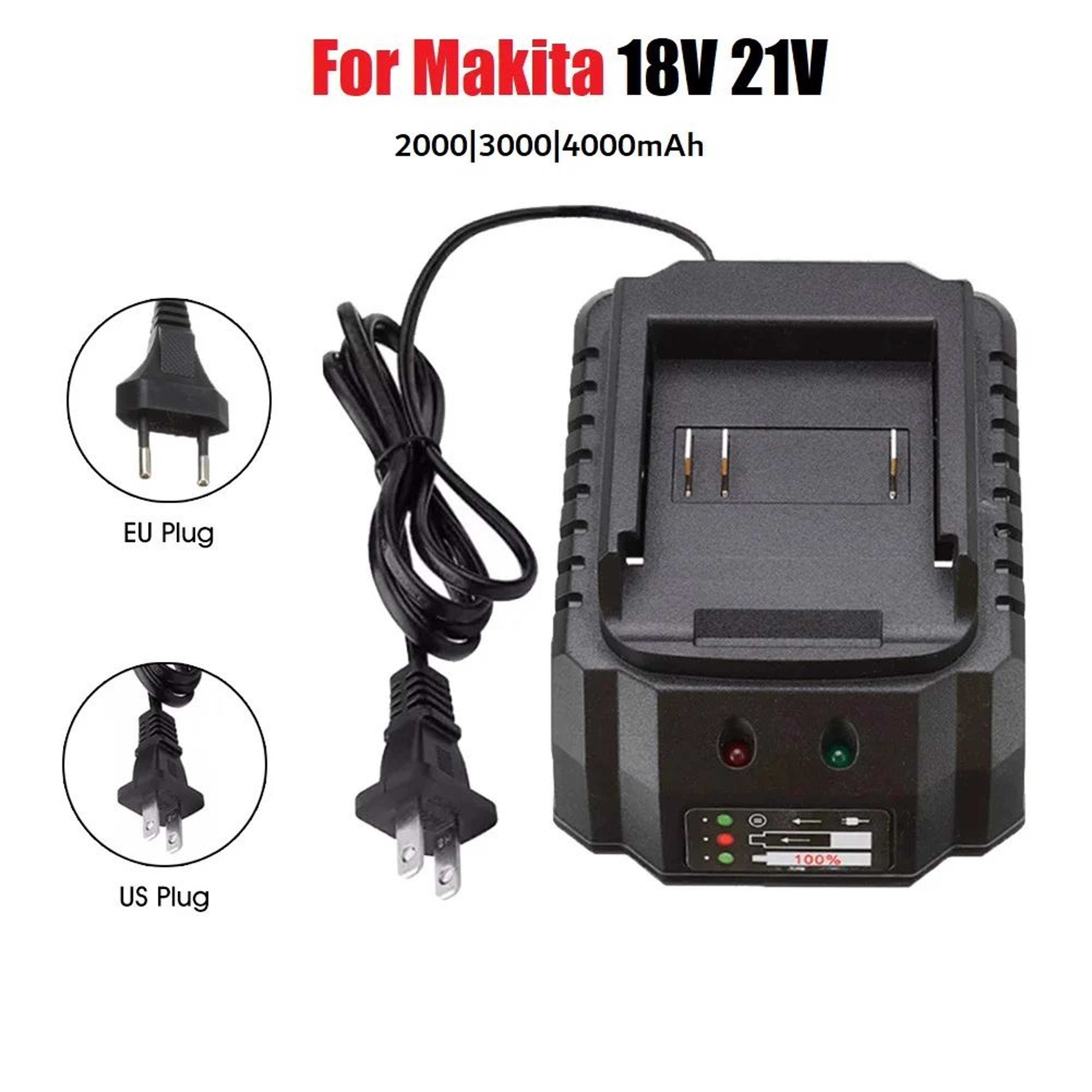 18V 21V Lithium Battery Charger For Cordless Drills And Power Tools 3