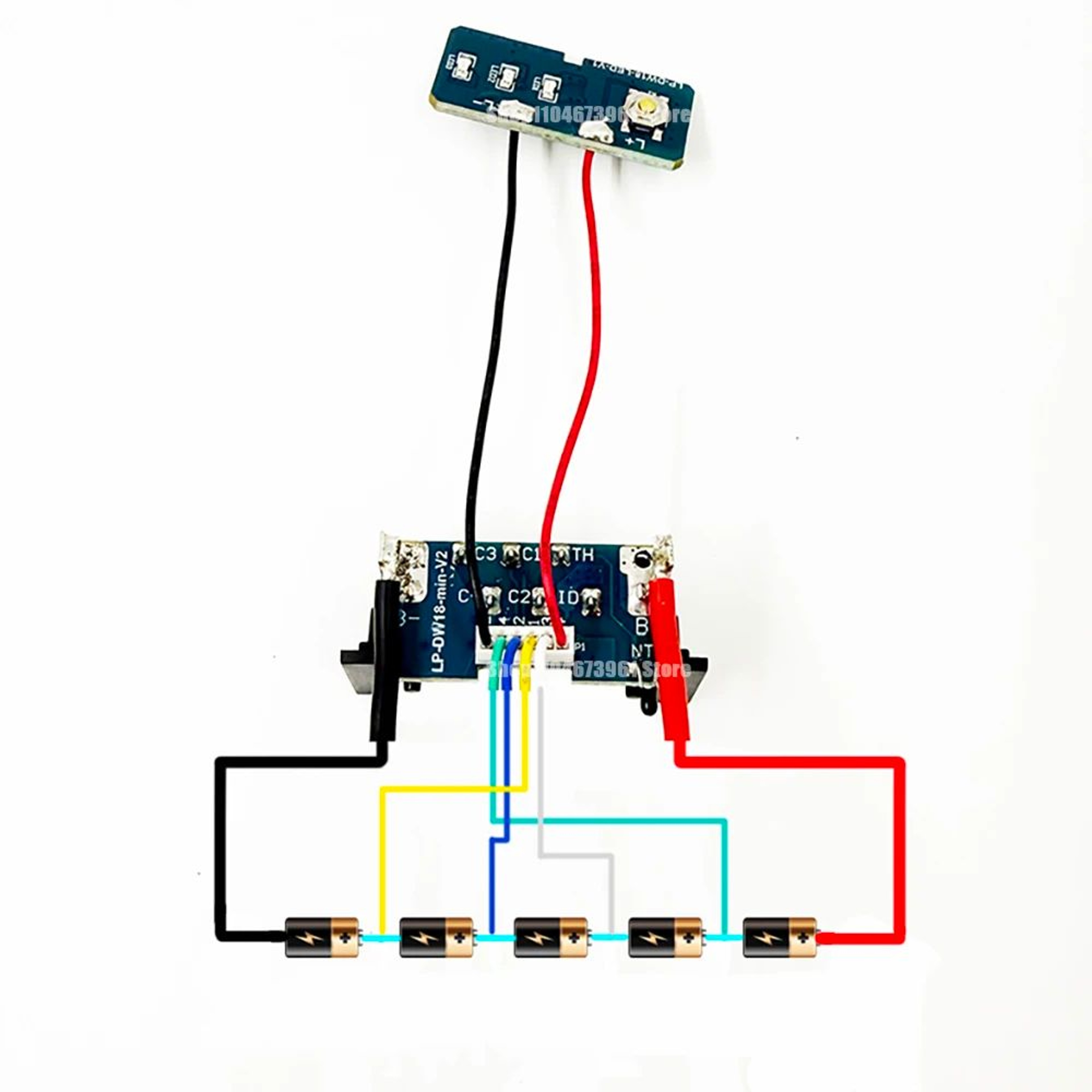 DCB180 18V 20V Lithium Battery BMS PCB Charging Protection Circuit Board 1