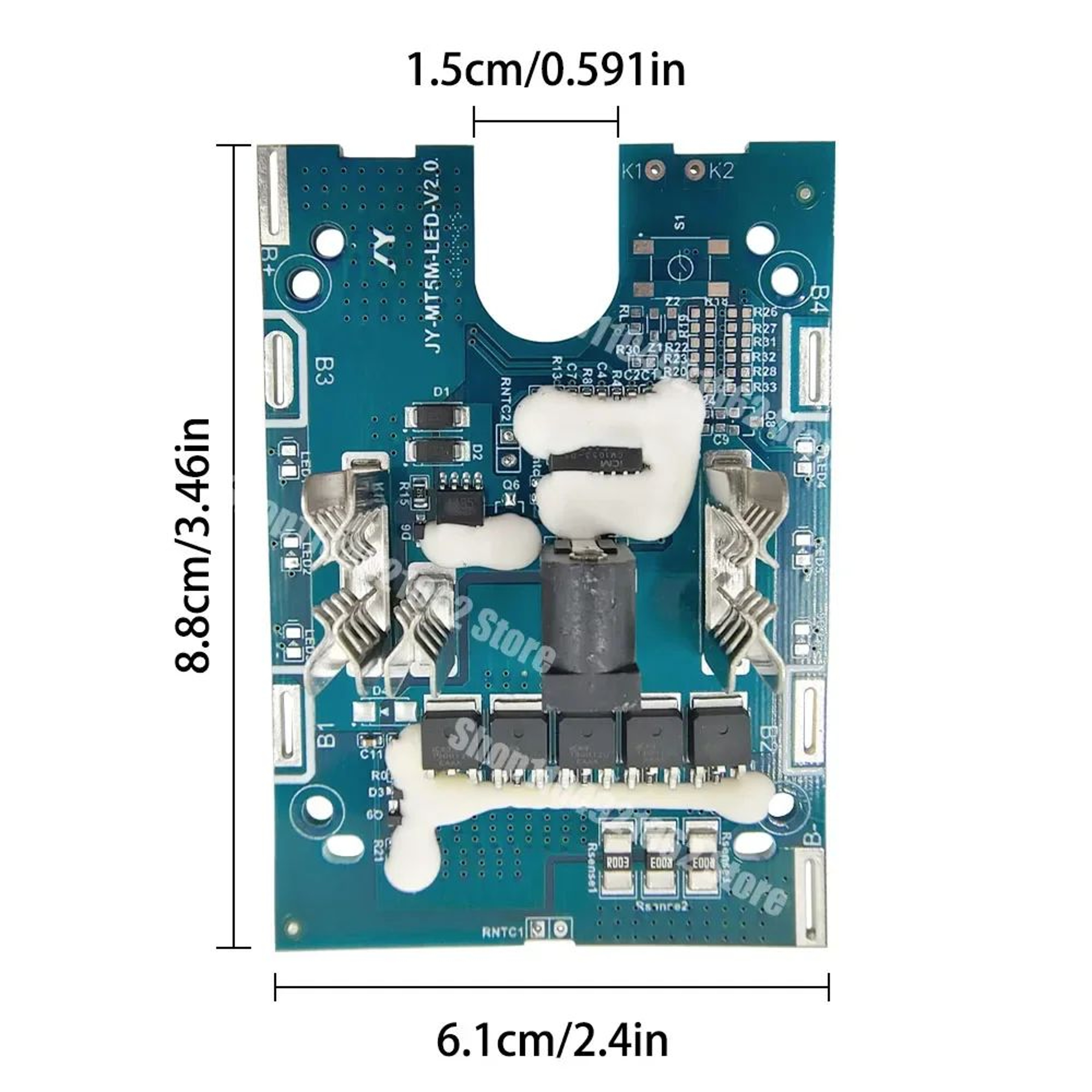 18V Power Tool Battery Case With PCB Protection Board For 30 18650 Cells 2