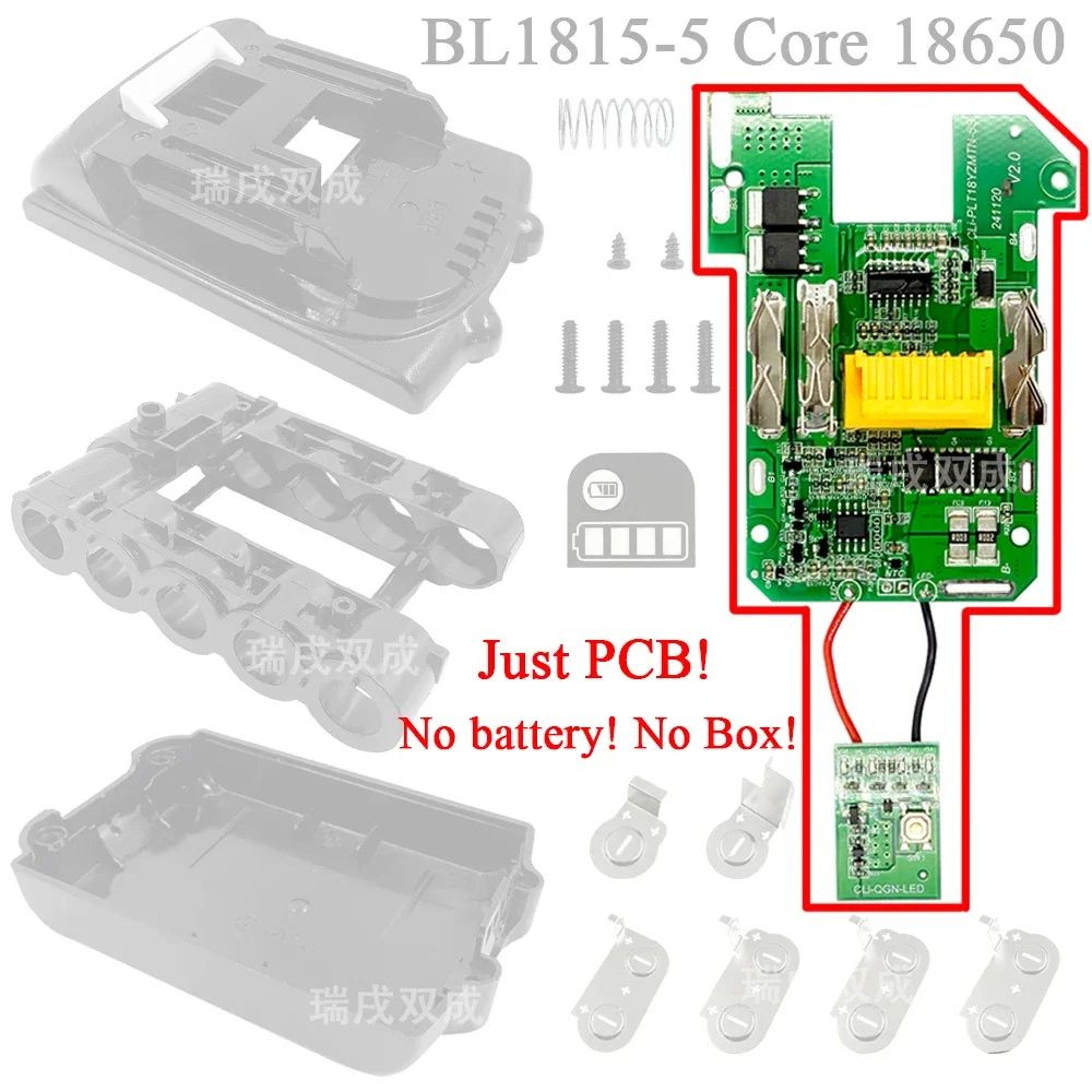 18V Lithium Battery BMS Protection Circuit Board For BL1830 BL1815 BL1860 4