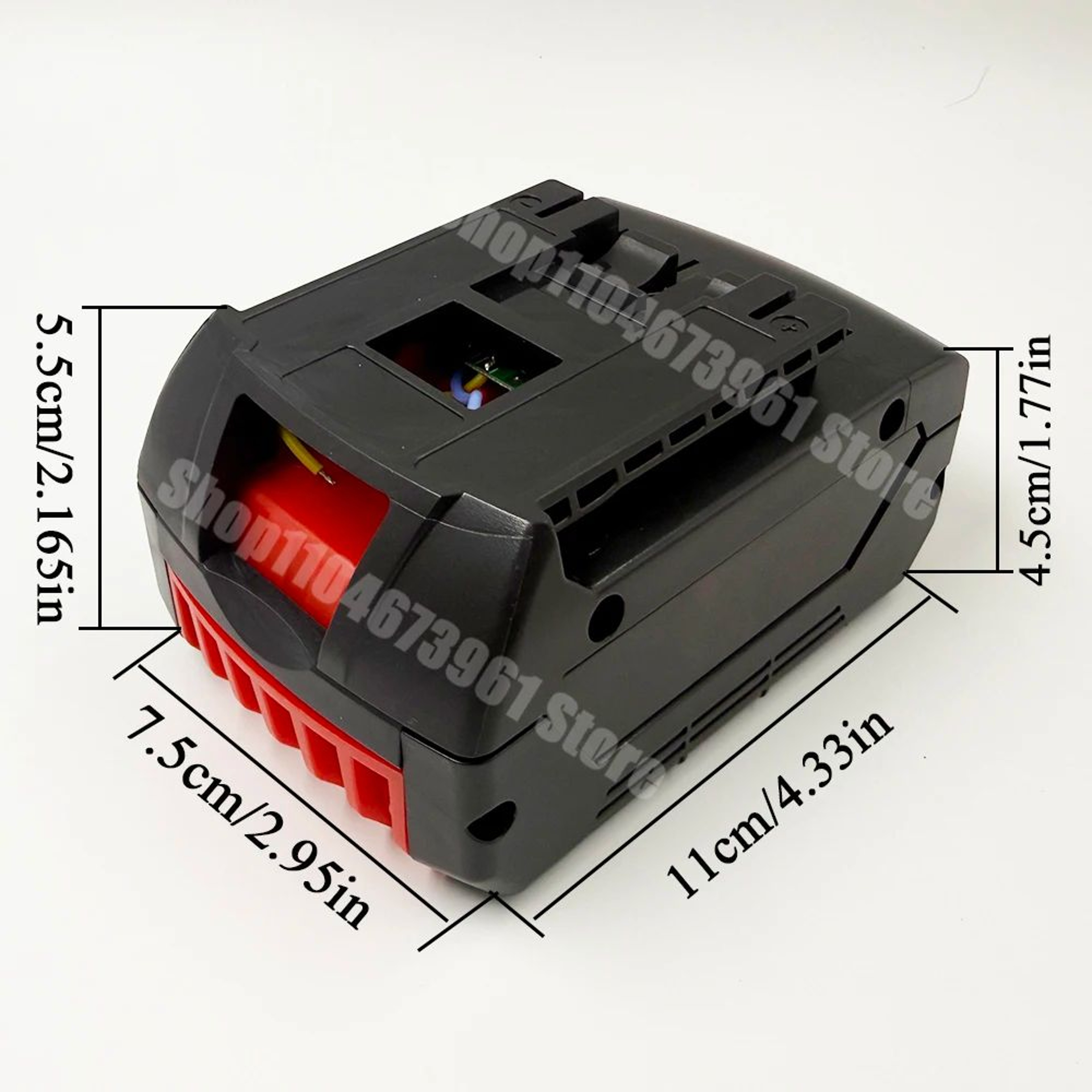 18V Lithium Battery Repair Case With 10Cell 18650 Holder And PCB Protection Board 1