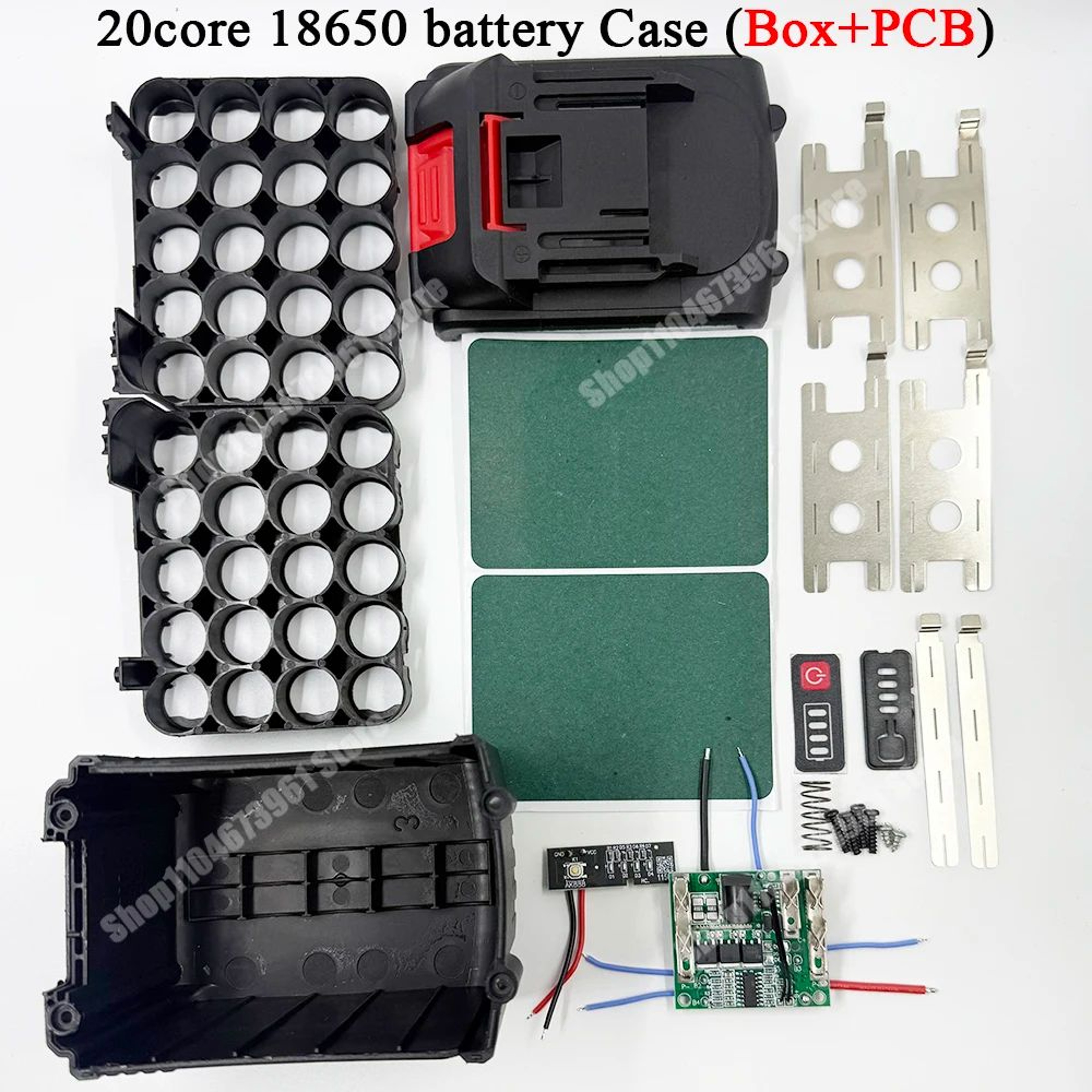 18V Lithium Battery Replacement Case With PCB BMS Protection Circuit Board 6