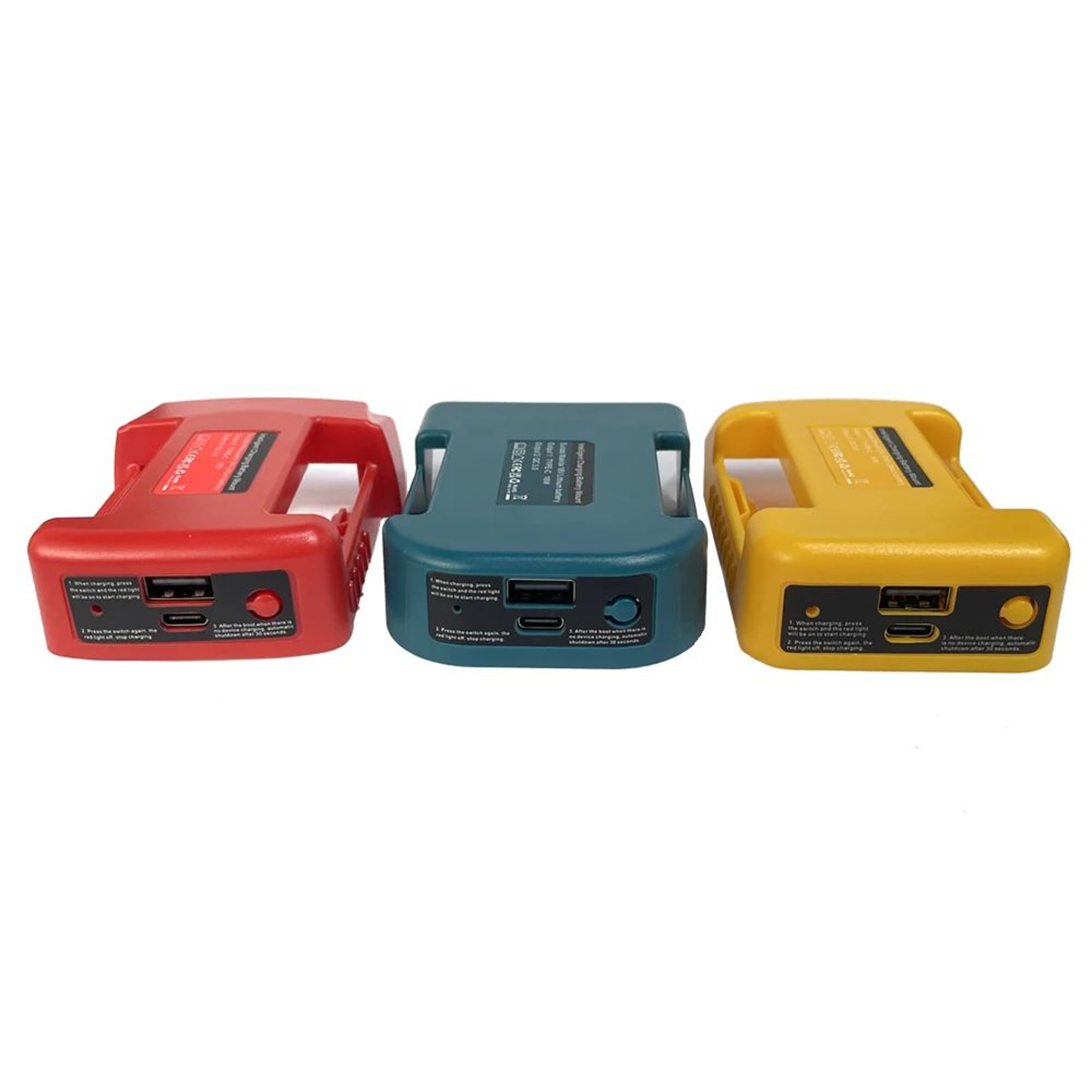 18V Power Tool Battery Charger Adapter With USB TypeC Portable Charging Port 5