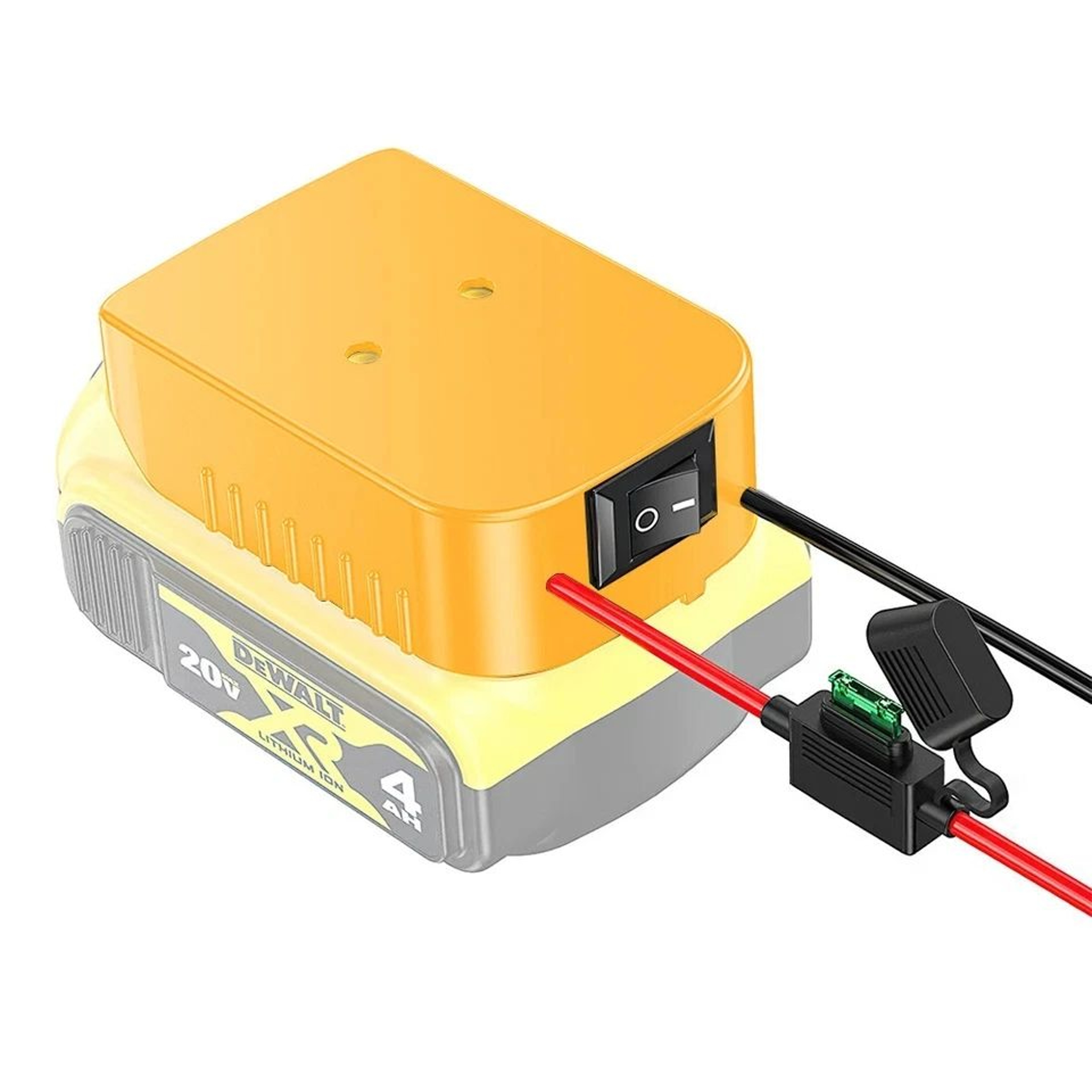 18V20V Power Wheels Battery Adapter Kit With Fuse And Switch For DIY RC Toys 5