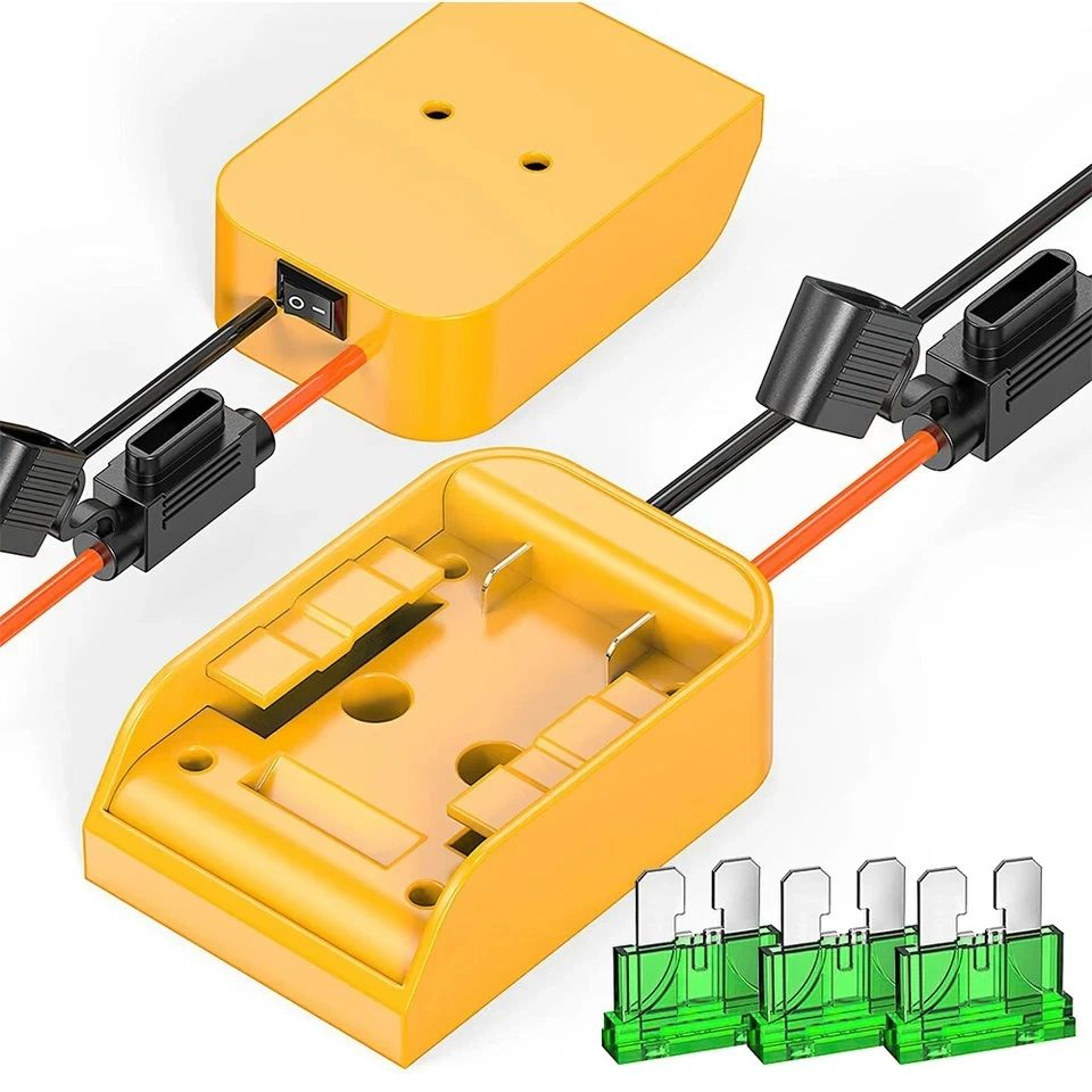 18V20V Power Wheels Battery Adapter Kit With Fuse And Switch For DIY RC Toys 0