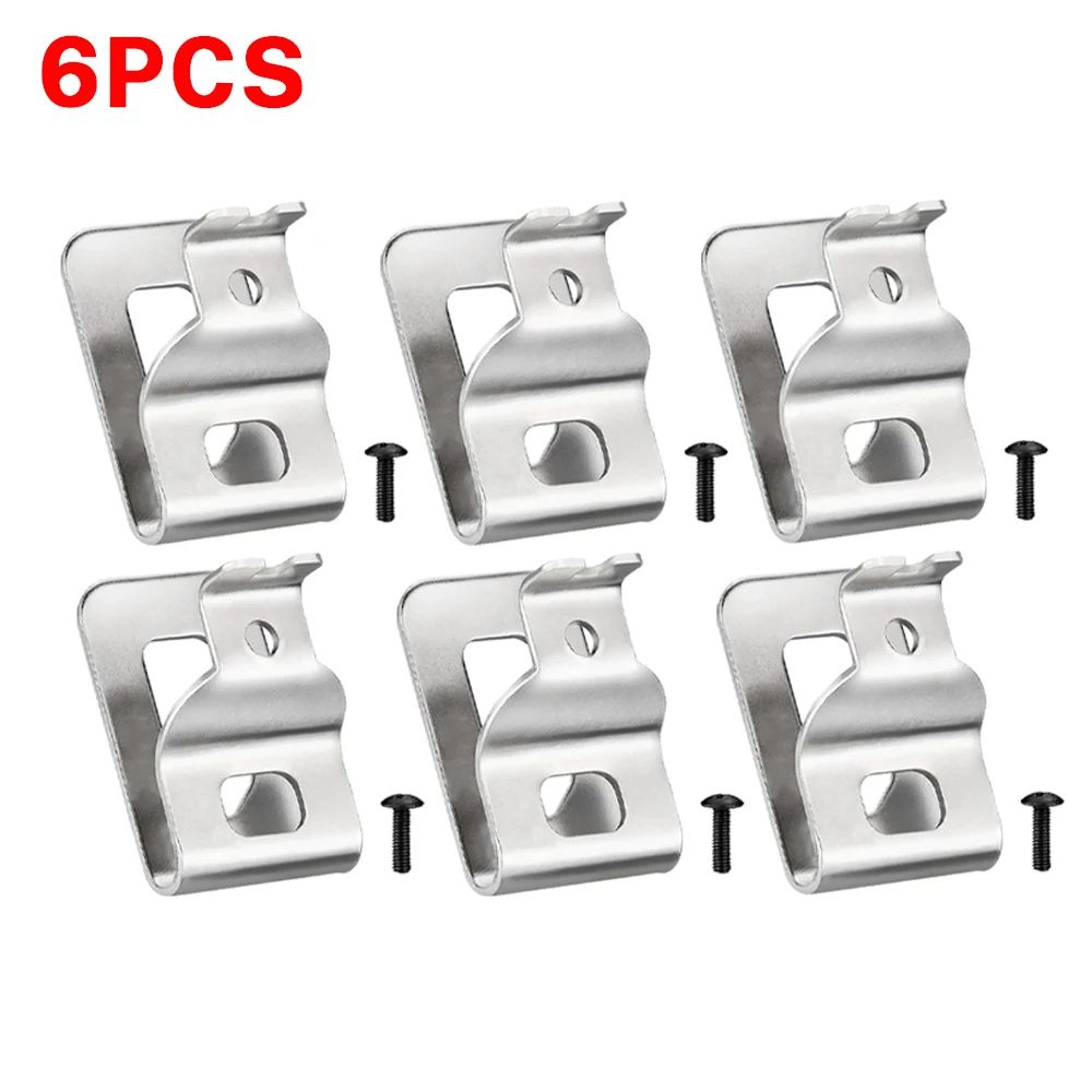 6PCS 20V Drill Belt Clip Hooks Replacement Tool Holders For HandsFree Carrying 7