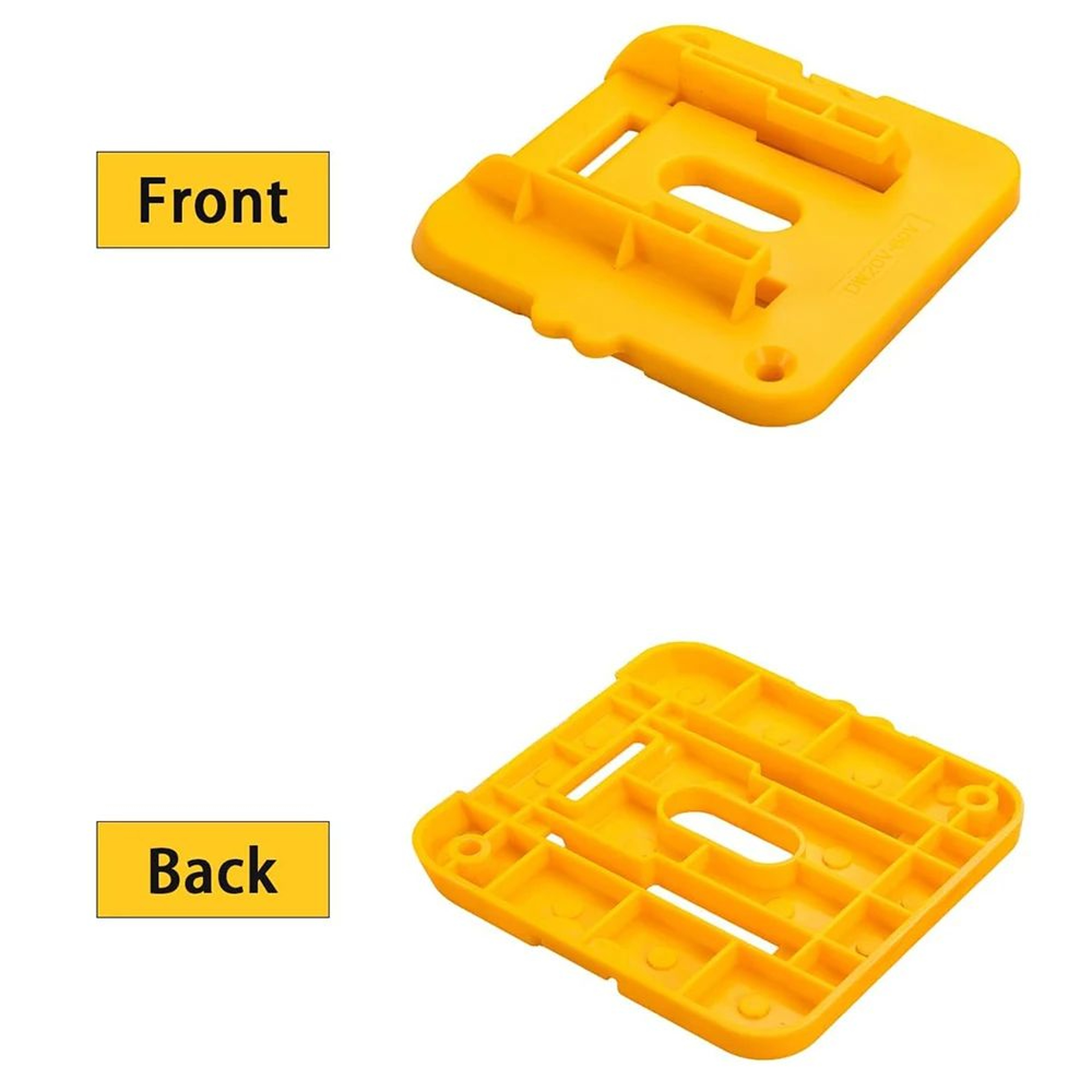 15PCS 20V Battery Holder Wall Mount Storage Organizer For Workshop And Toolboxes 5