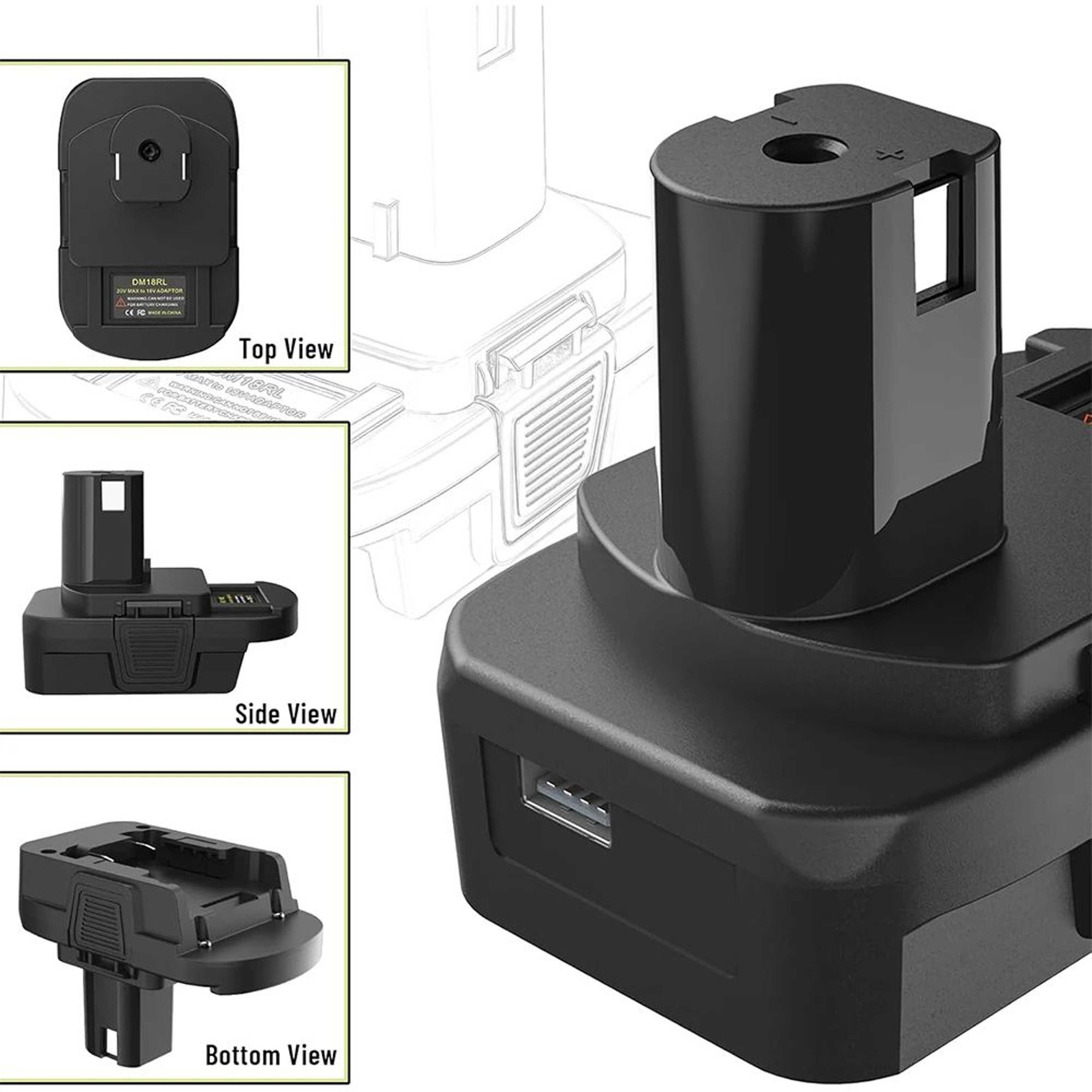 18V Battery Converter Adapter For Ryobi Cordless Power Tools 1