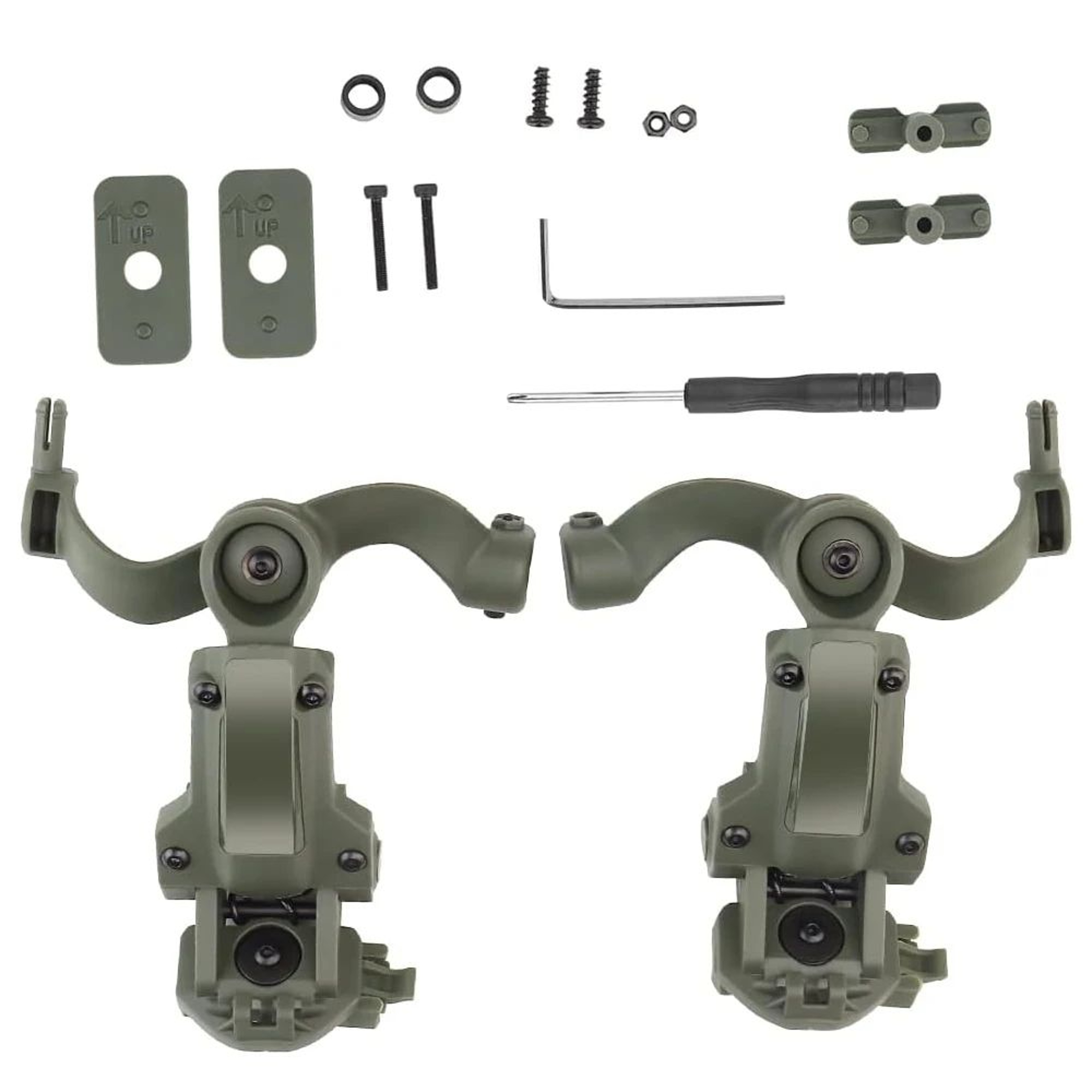 Tactical Helmet Rail Headphone Mount Adapter For M32 Headsets 6