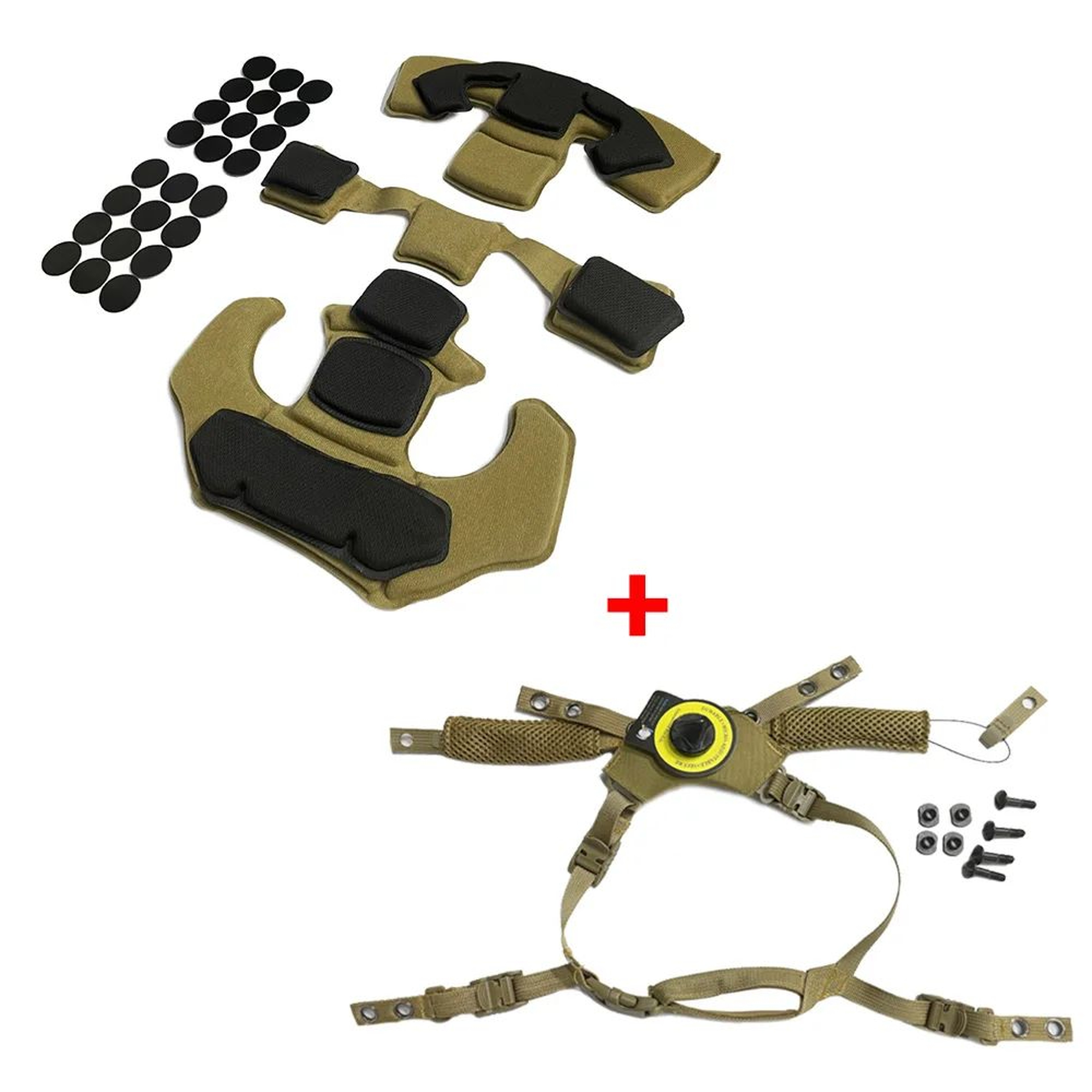 Tactical Helmet Suspension System With Memory Foam Padding For FAST MICH Helmets 8