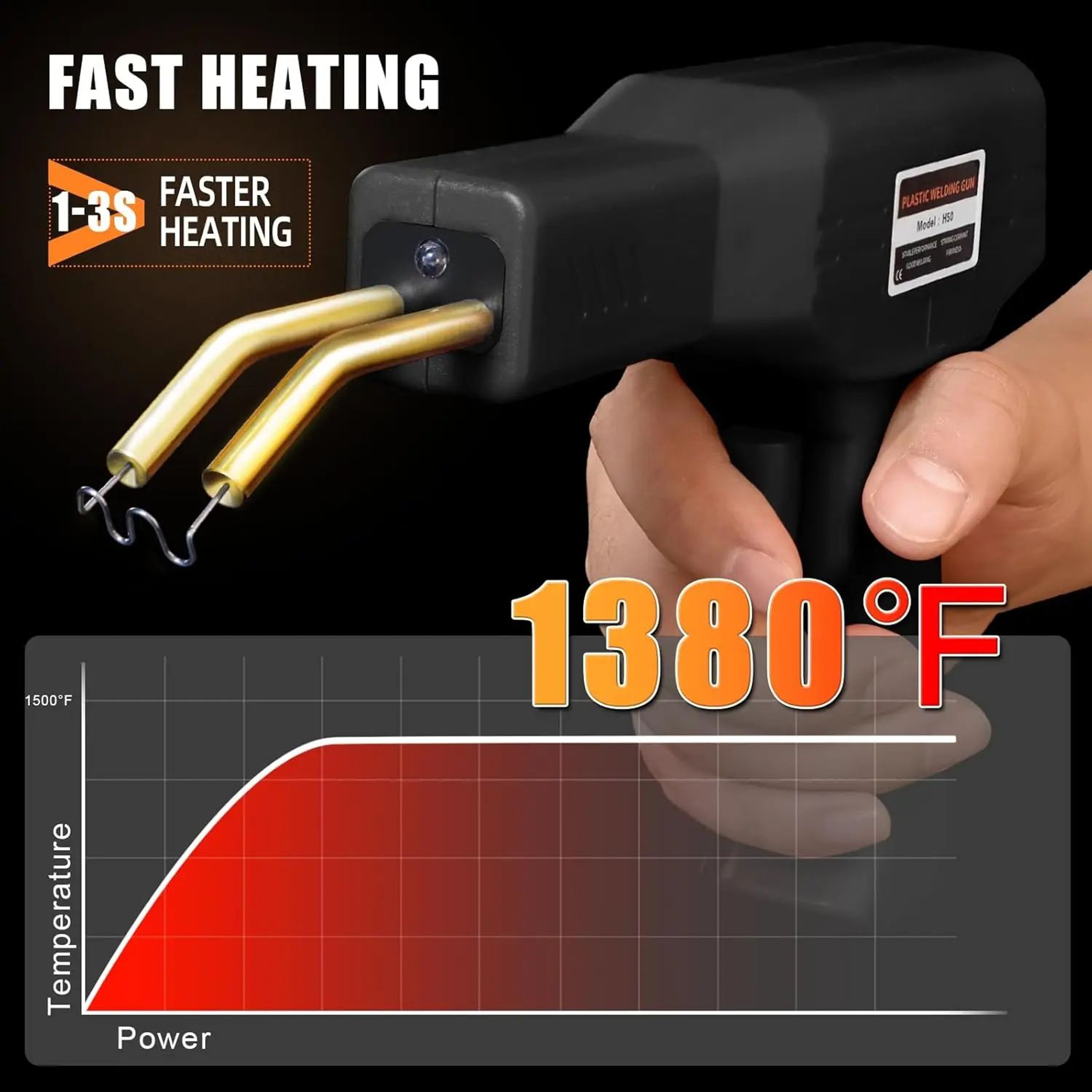 Portable Electric Plastic Welding Machine Hot Stapler For Car Bumper And PVC Repair 110V220V 4