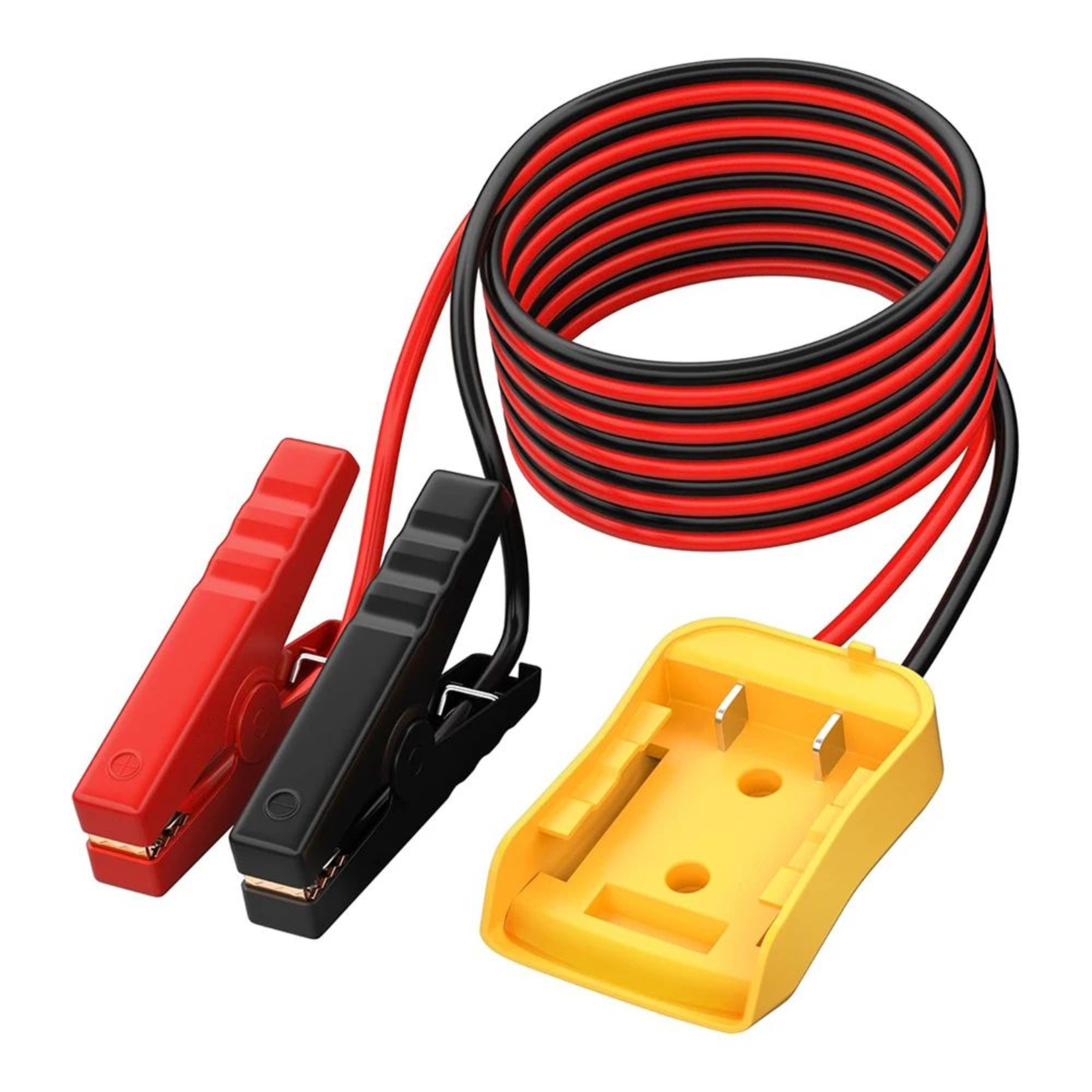 18V Cordless Battery Jump Starter Adapter With 328FT Jumper Cable Clamps 3