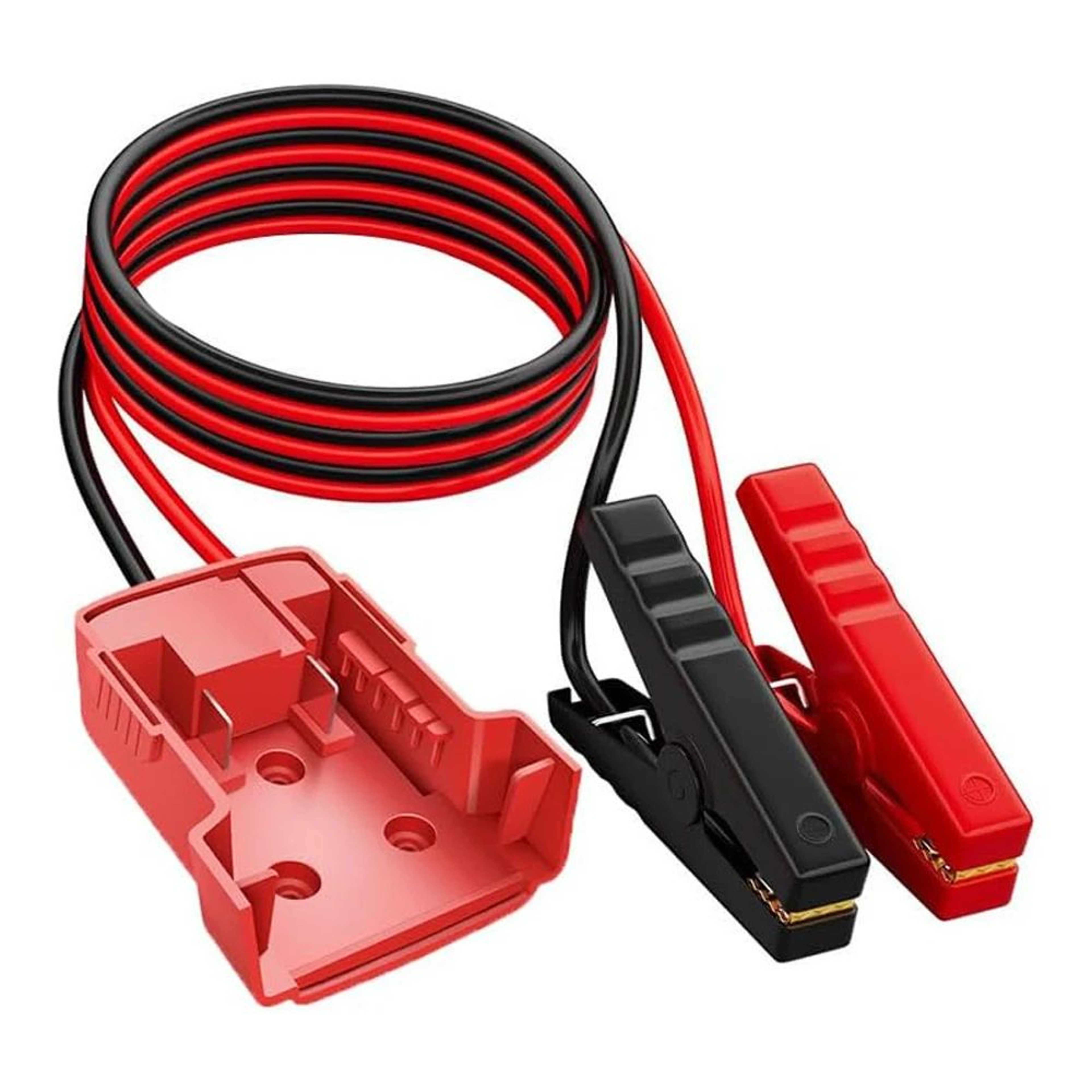 18V Cordless Battery Jump Starter Adapter With 328FT Jumper Cable Clamps 7